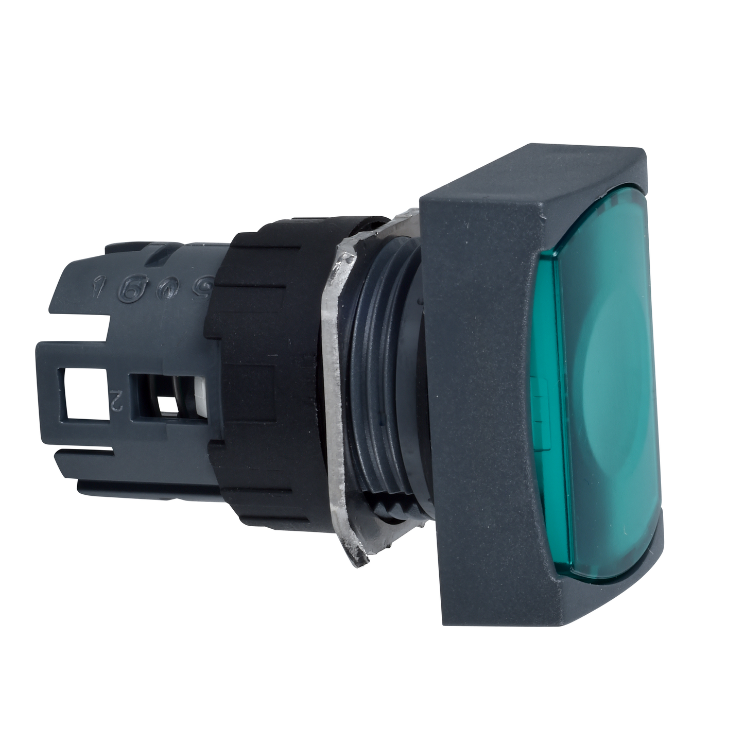 Schneider Electric-ZB6DW3-Harmony ZB6 - tête rect. pour bouton-poussoir lumineux - Ø16mm - vert