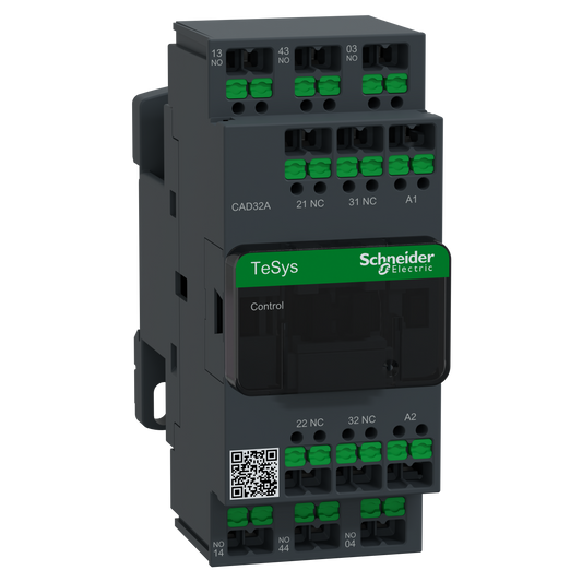 Schneider Electric-CAD32AX7-SpIn CONT AUX 600V 50 60