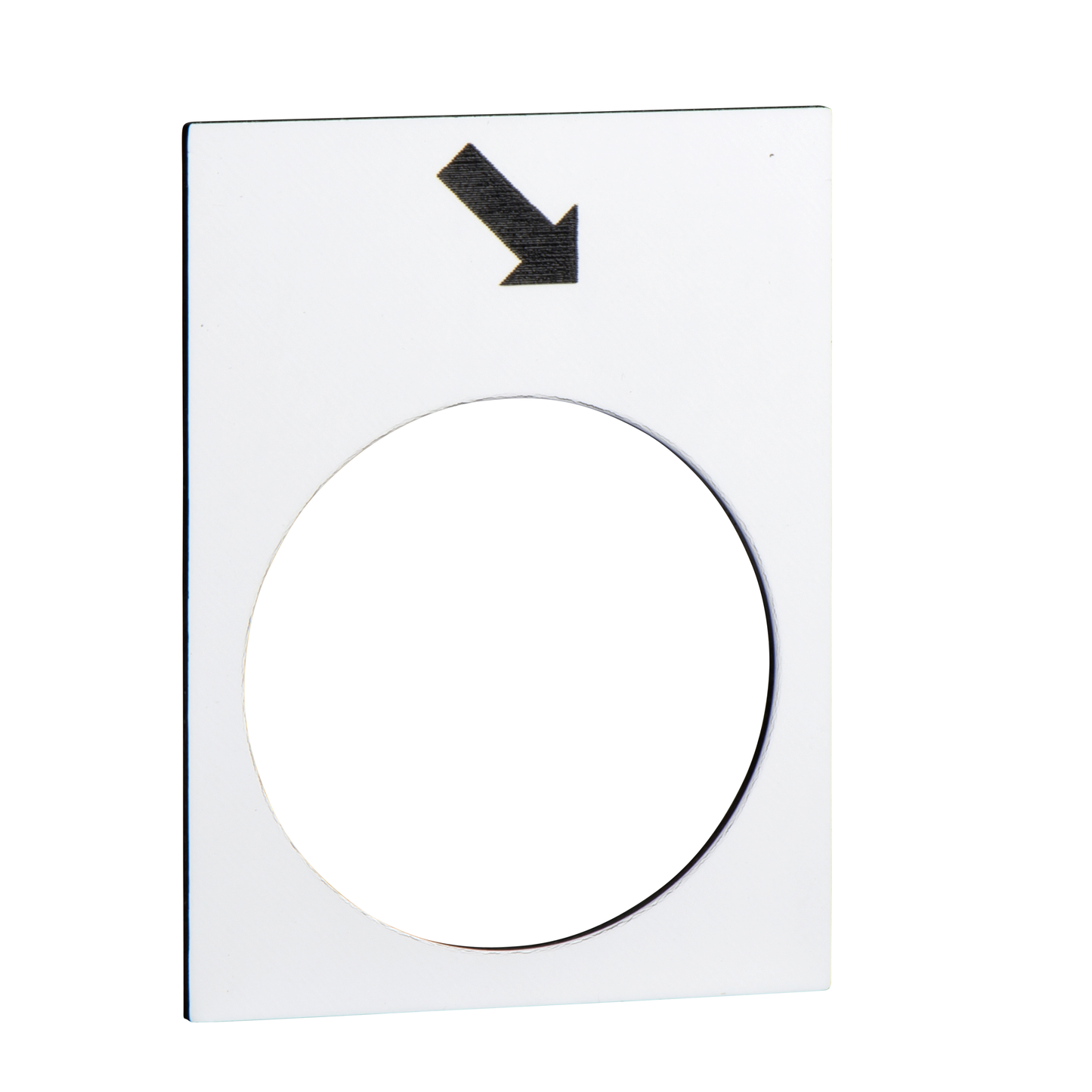Schneider Electric-ZB2BY4913-Harmony - étiquette - 30x40mm - blanc - avant PV