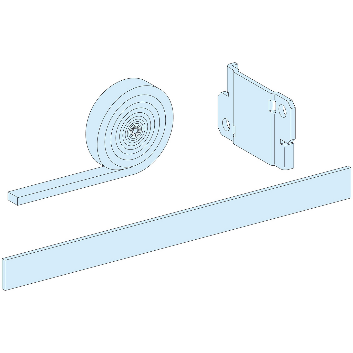 Schneider Electric-LVS08719-PrismaSeT P - Kit association double profond.-vis+plaque assemblage+joint