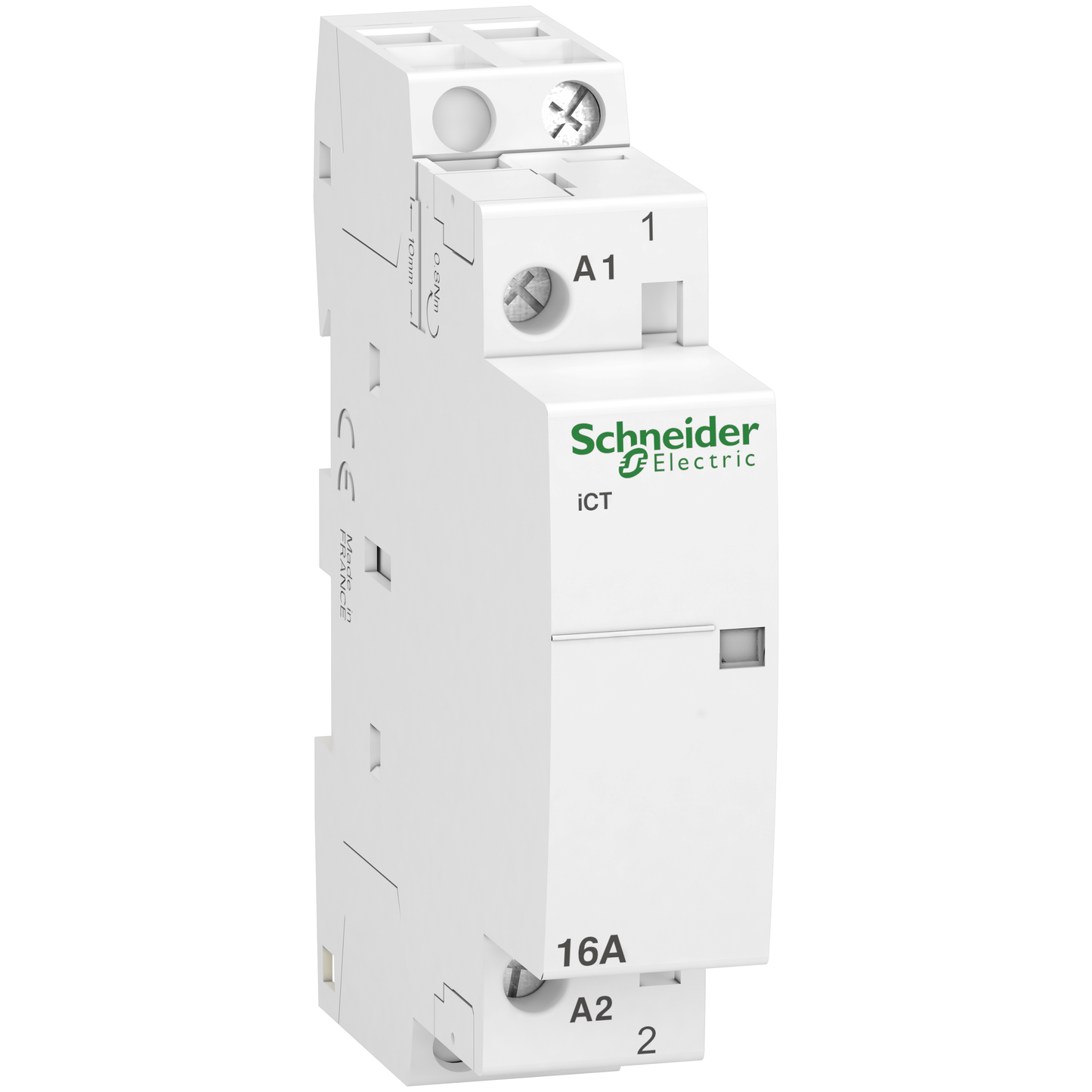 Schneider Electric-A9C22011-Acti9 iCT - Contacteur auxiliarisable - 1P - 16A - 1NO - 12Vca - 50Hz
