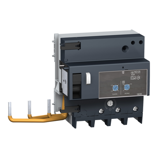Schneider Electric-19053-Acti9 Vigi NG125 - Bloc diff. 400Vca (Ph/Ph) - 3P - 63A - 300/3000mA - Type A