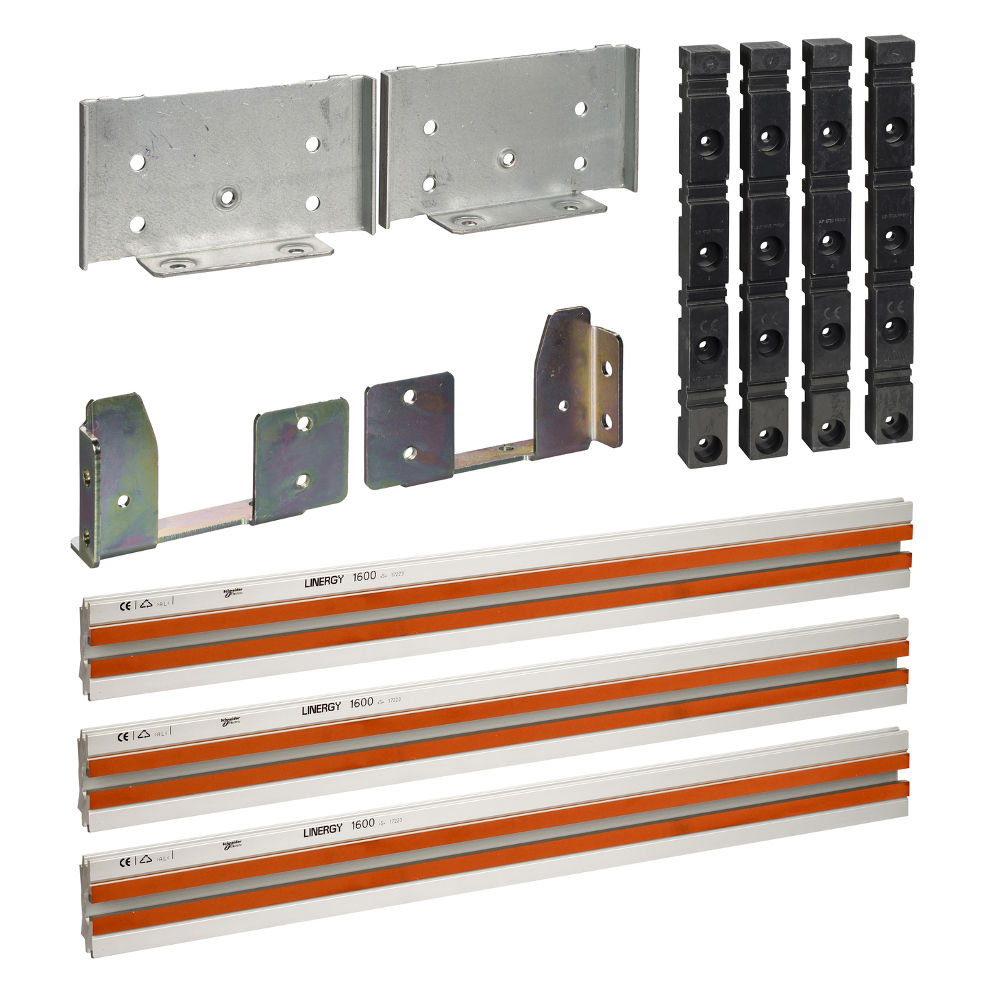 Schneider Electric-LVS04683-Linergy LGYE - Eclisse Cu JdB LGYE/LGY 1600A pour NT/NW & MTZ1/MTZ2 3P
