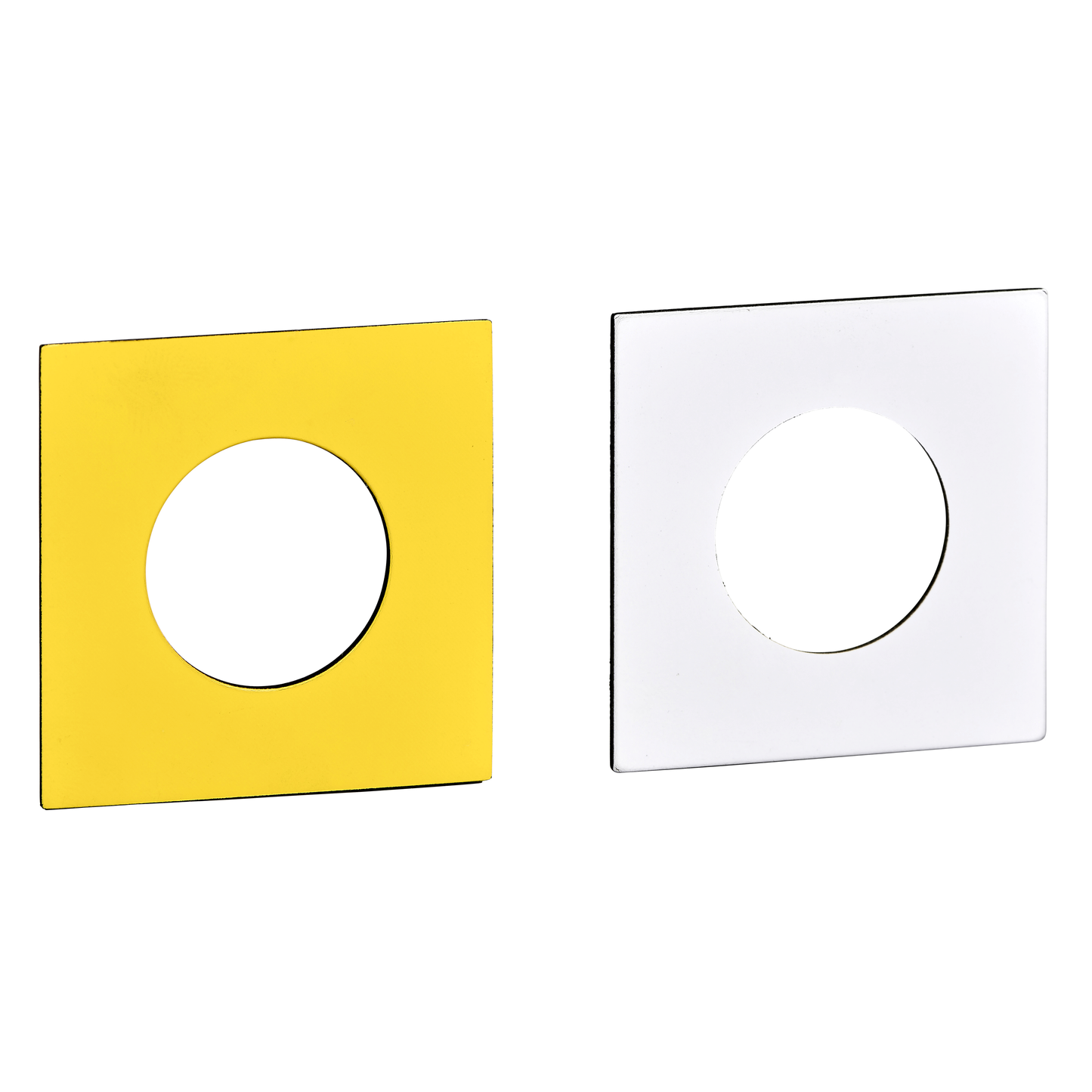 Schneider Electric-KZ19X-Harmony - étiquette pour interrupteur à came - sans marquage - 46x46mm