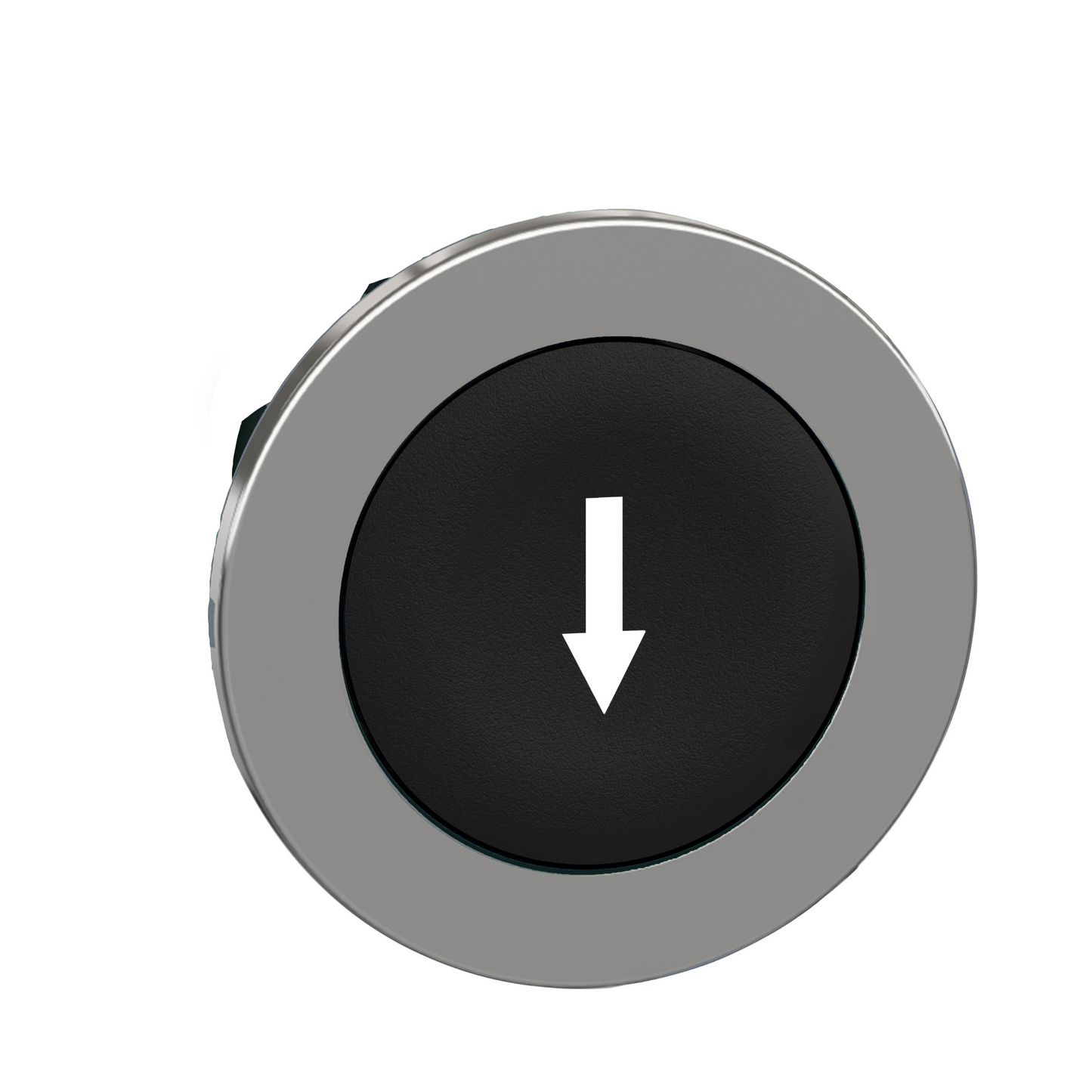 Schneider Electric-ZB4FA335-Harmony XB4 - tête bouton poussoir à impulsion - flush - marqué - noir