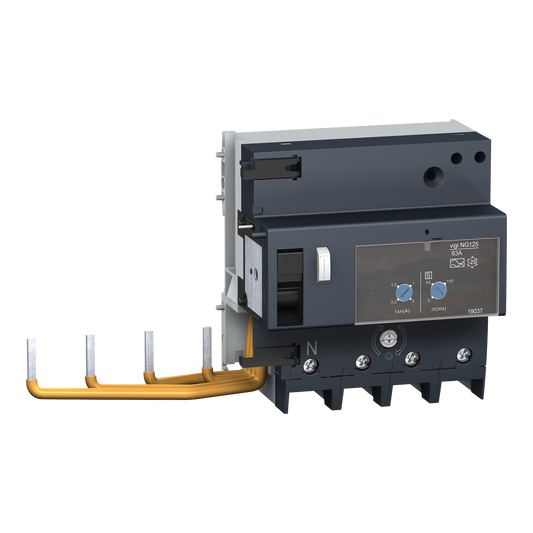 Schneider Electric-19037-Acti9 Vigi NG125 - Bloc diff. 230Vca à 400Vca - 4P - 63A - 300/3000mA - Type A