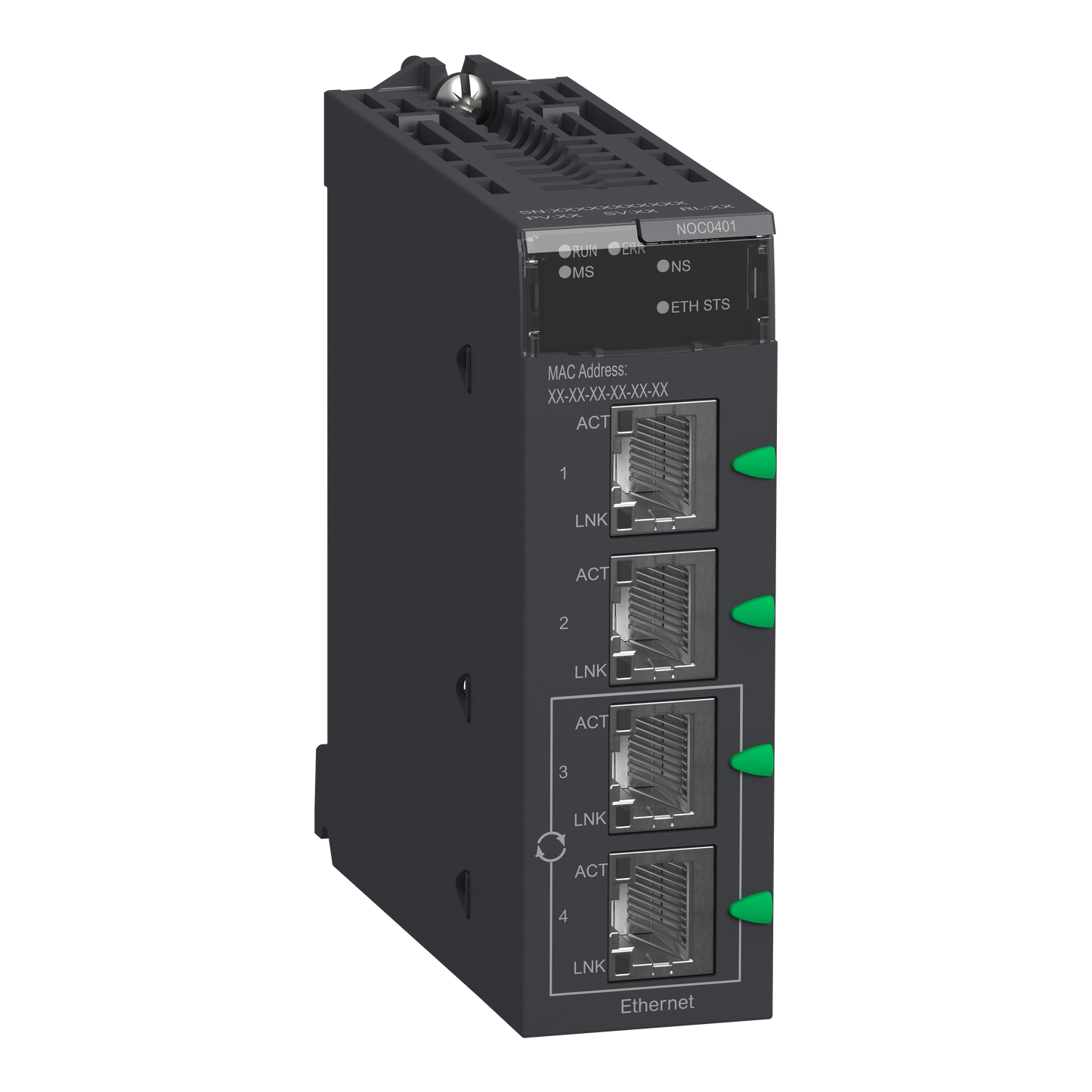Schneider Electric-BMXNOC0401-COUPL ETH IP MODBUS M340