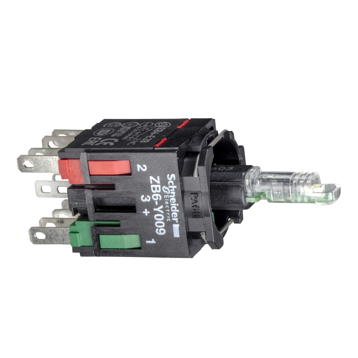 Schneider Electric-ZB6ZB31B-Harmony ZB6 - corps pour bouton lumineux - Ø16mm - DEL intégrée - verte - 1F