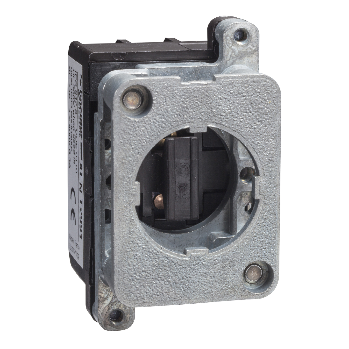 Schneider Electric-XACS499-Harmony XACS - bloc isolant simple - pour circuit puiss. - entraxe vert. 30 mm