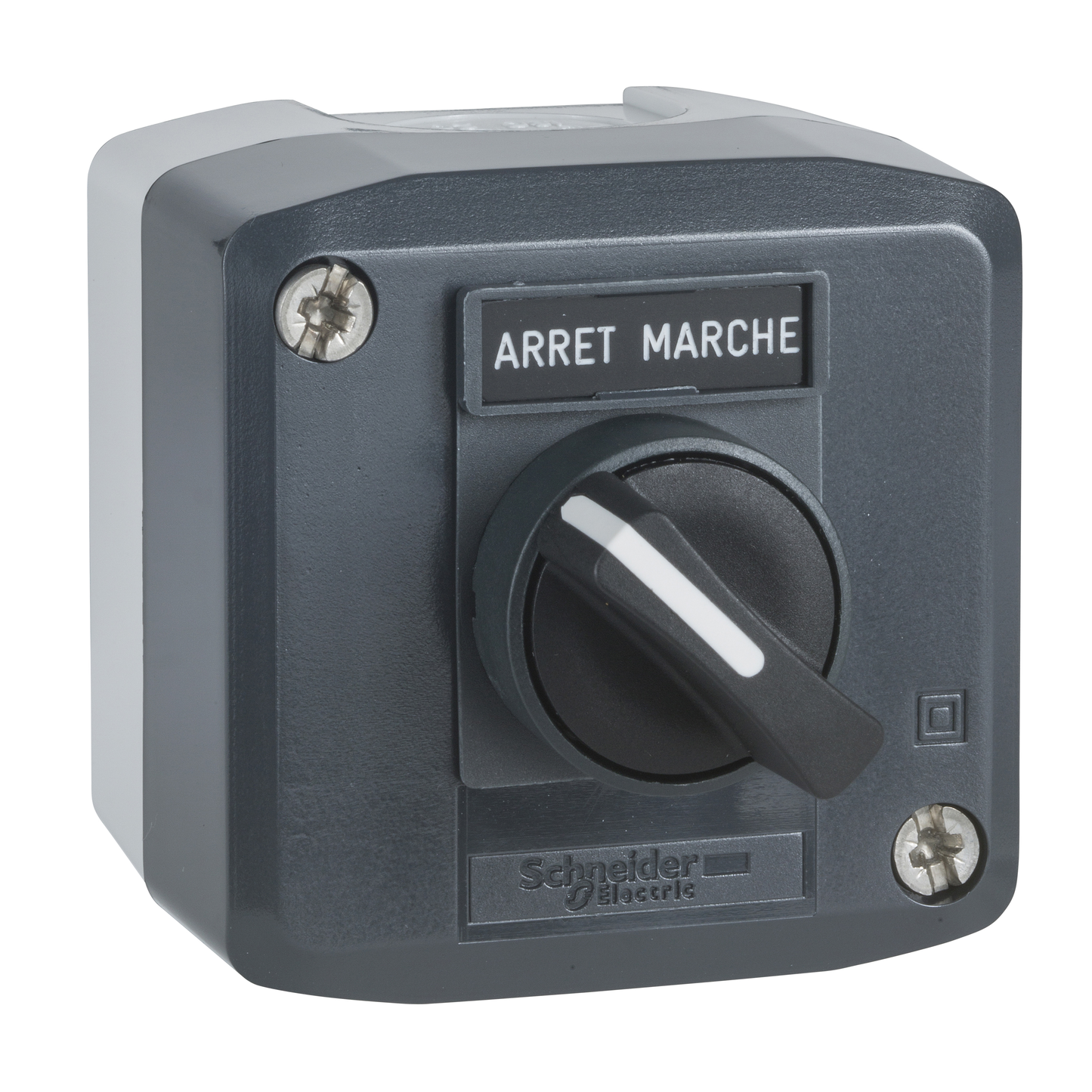 Schneider Electric-XALD132-Harmony boite - 1 bouton tournant Ø22 à manette - 1F