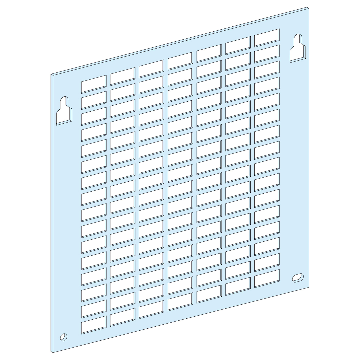 Schneider Electric-LVS03170-Platine perforée plate 4M L600