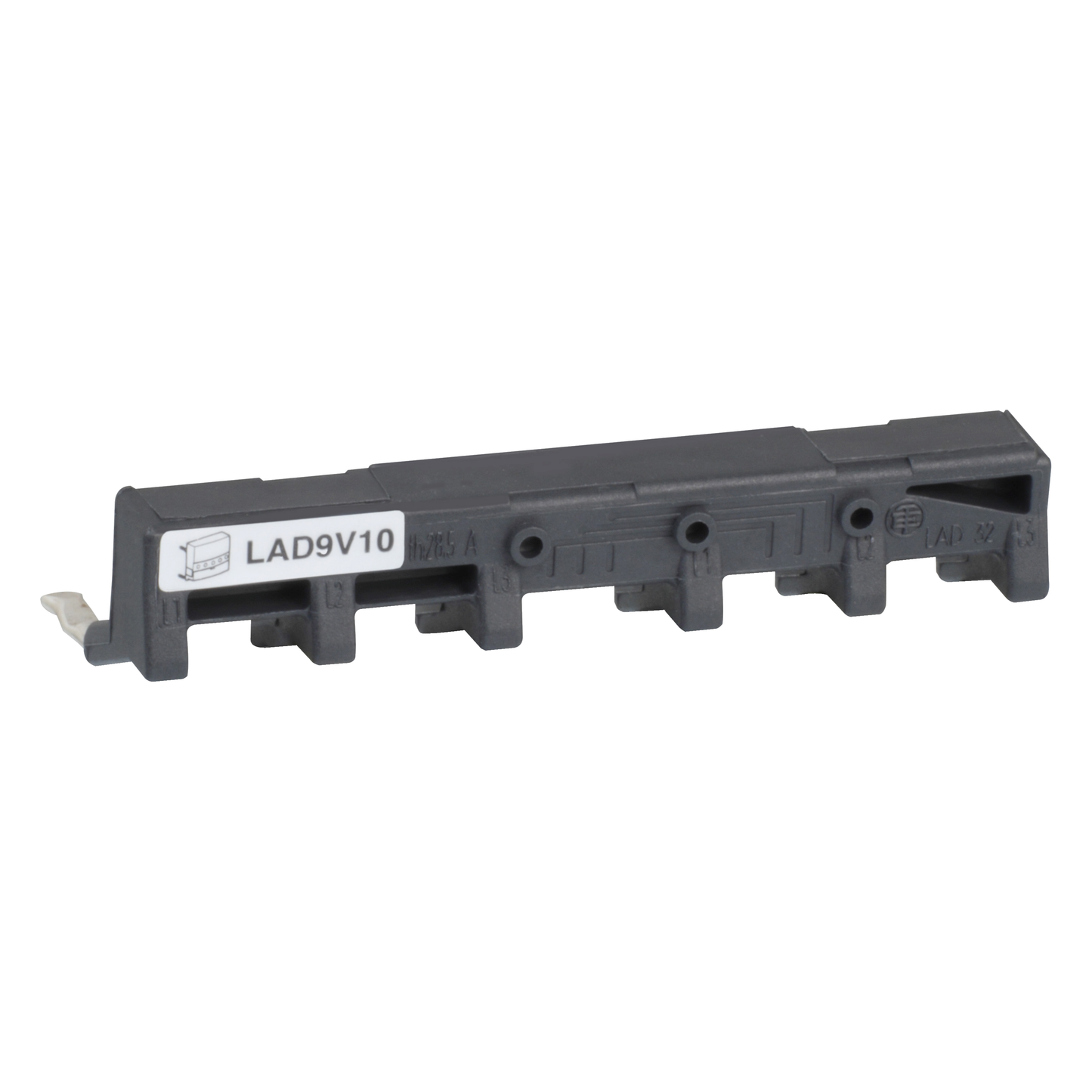 Schneider Electric-LAD9V10-TeSys D - Barrette puiss amont ress pour racc.par plug