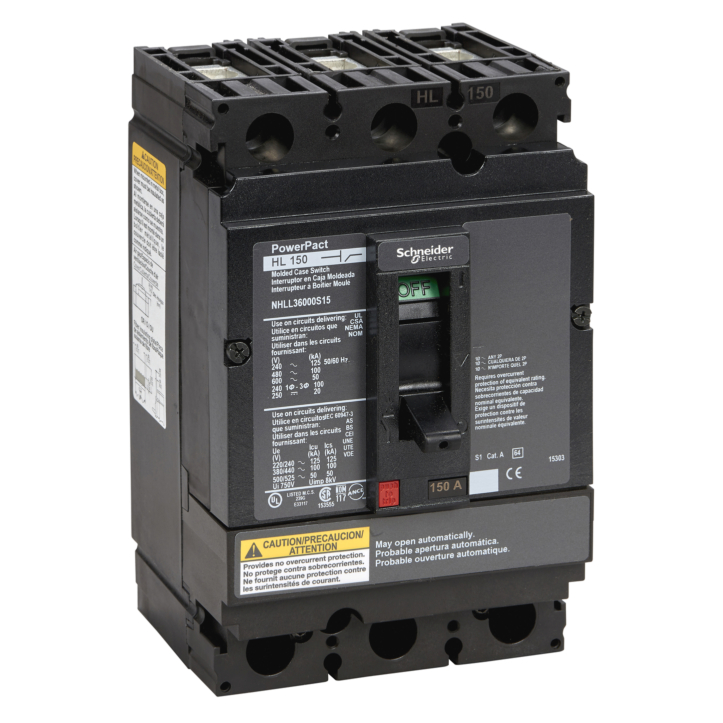 Schneider Electric-NHLL36000S15-AUTOMATIC SWITCH (MCCB)