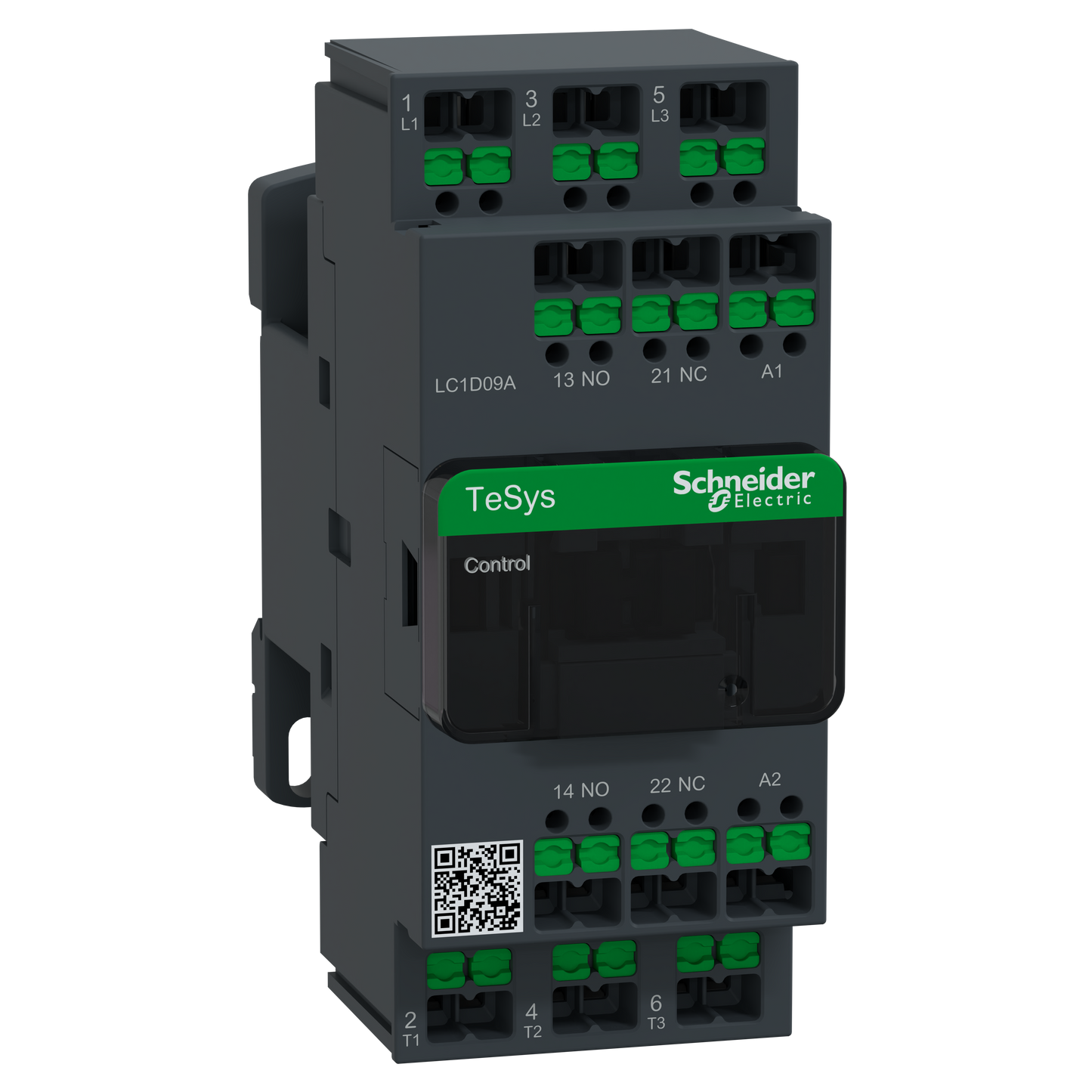Schneider Electric-LC1D09ALE7-SnIn CONT 3P 3F 9A AC3 208V