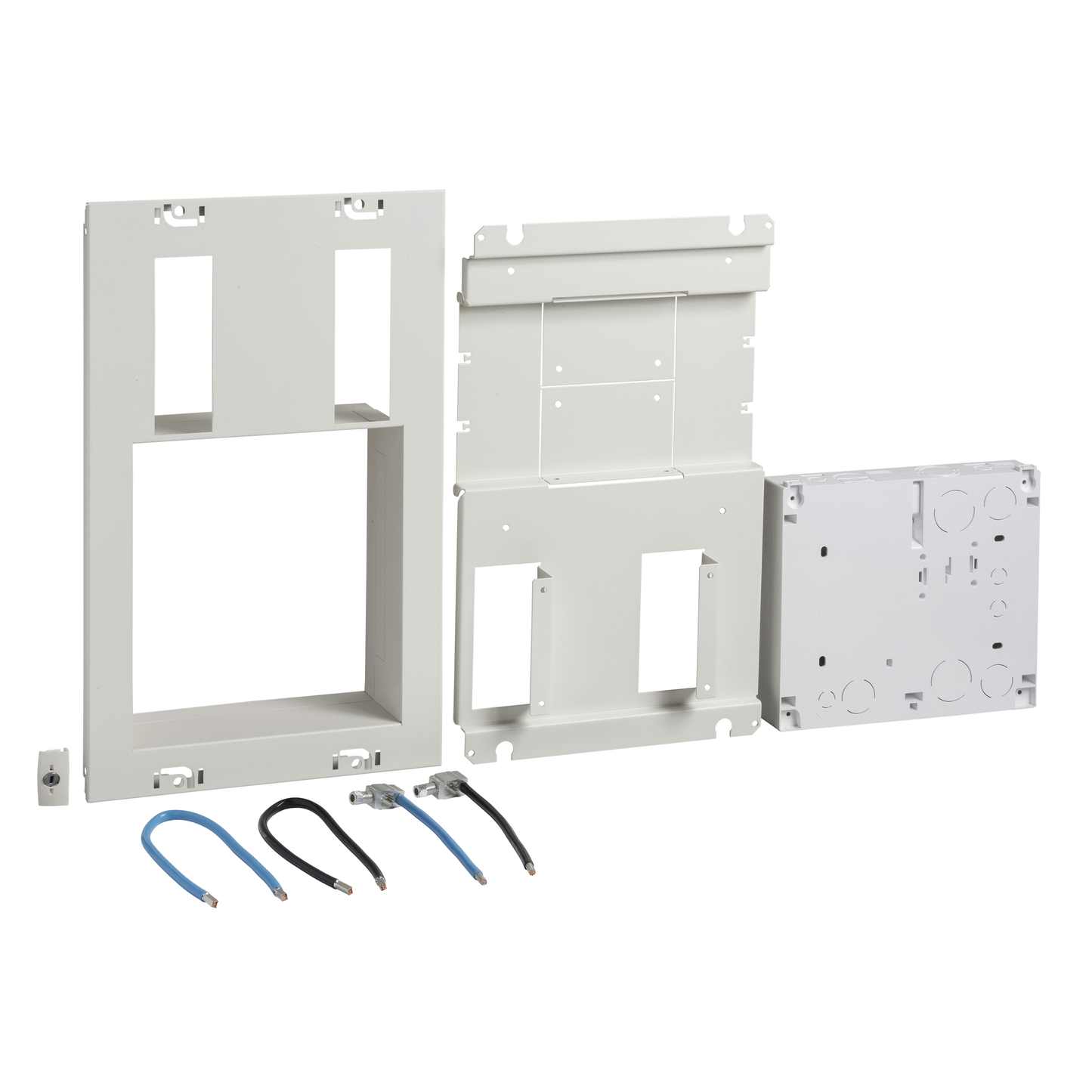 Schneider Electric-LVS03140-PrismaSeT G - Platine branch. Puiss. limitée-Kit panneau ctrl 1P-RAL9003