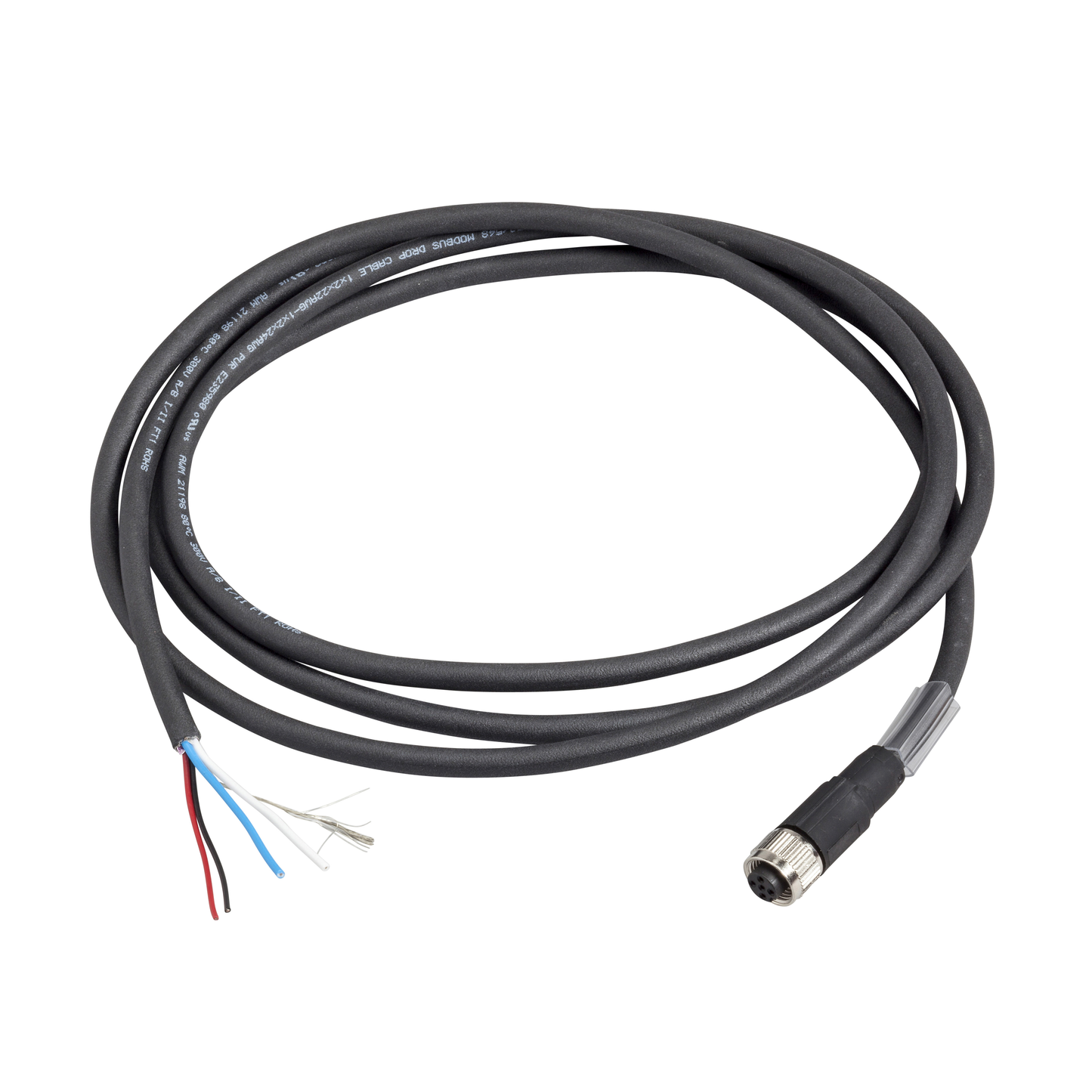 Schneider Electric-TCSCCN1M1F5-Modicon TM - câble de connexion CANopen daisy chain-droit-M12A-mâle-femelle-0,3m