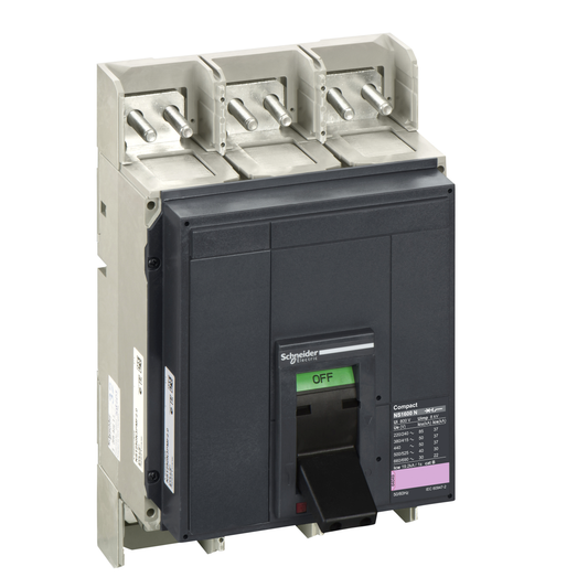 Schneider Electric-33411-ComPact NS1600H - bloc coupure - 3P - 70kA - débrochable électrique