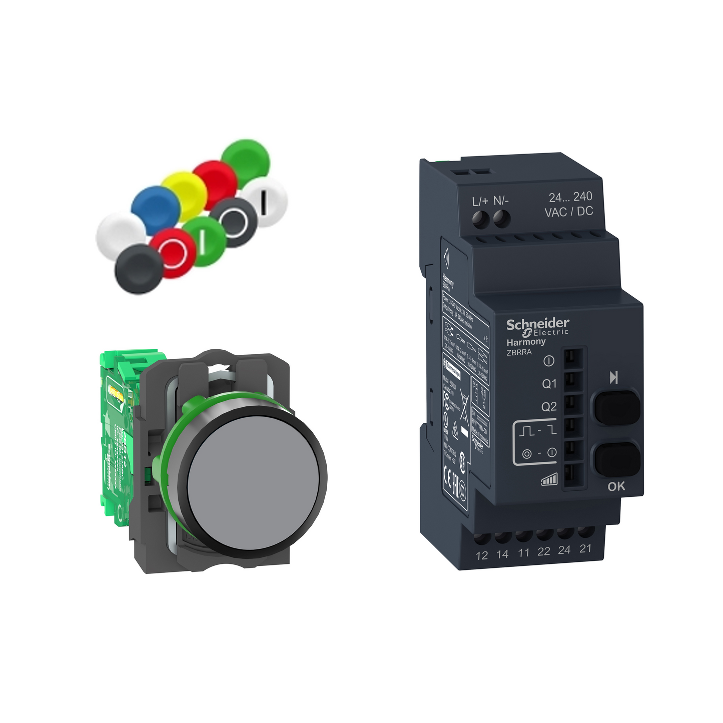 Schneider Electric-XB5RFA02-PACK SPS ZB5 22MM RECEPTEUR OPTIONS ACDC