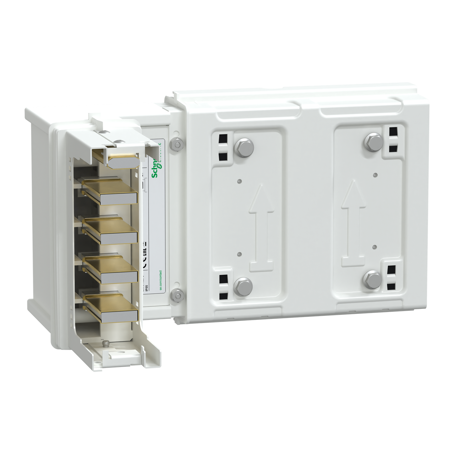 Schneider Electric-KSA250DLC401-Canalis KSA - coude 250A montage gauche ou droite