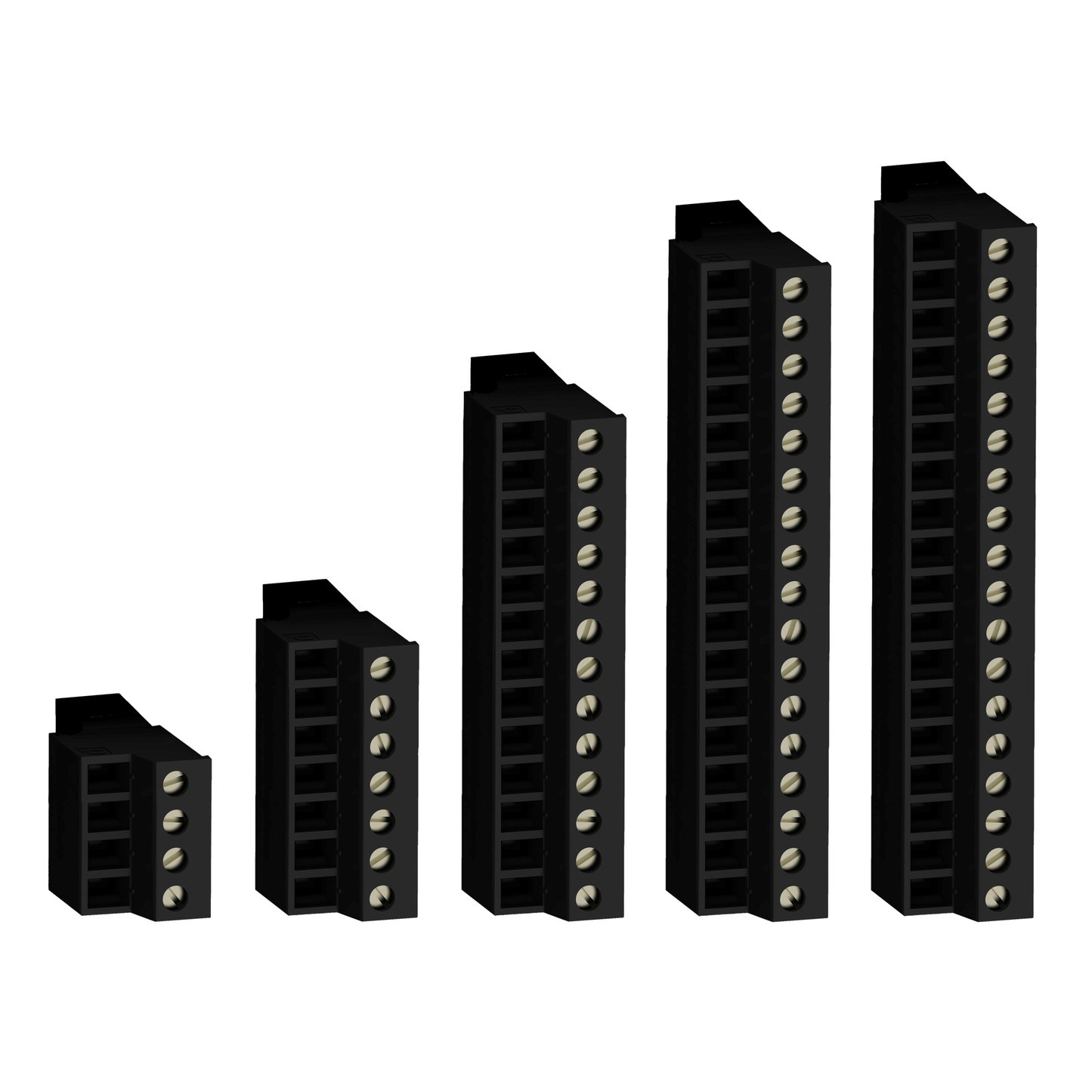 Schneider Electric-TMAT4CSET-Modicon M241, set 8 borniers débrochables avec bornes à vis pour E/S