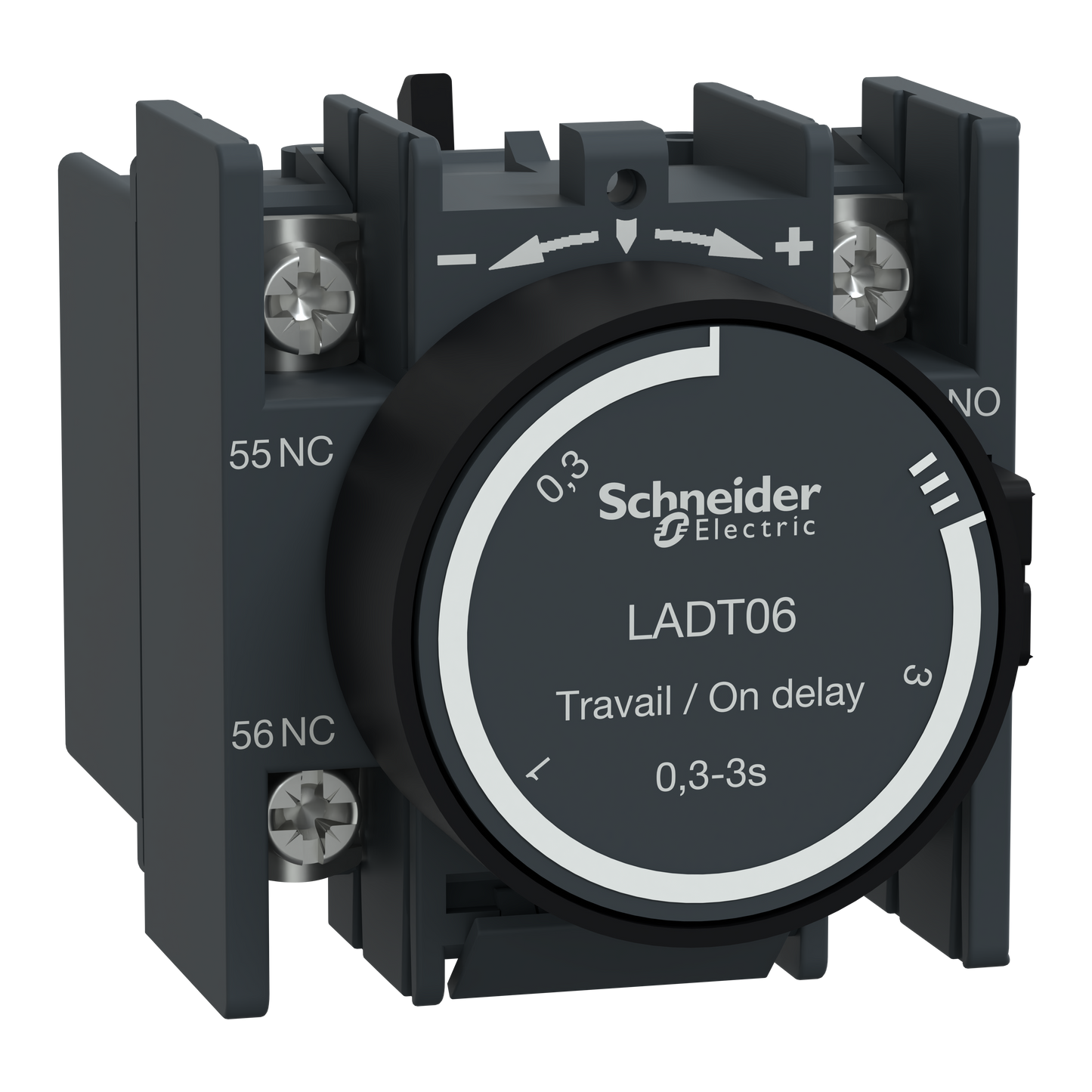 Schneider Electric-LADT06-TeSys D - bloc de contacts auxiliaires - 1F+1O - cosses à sertir