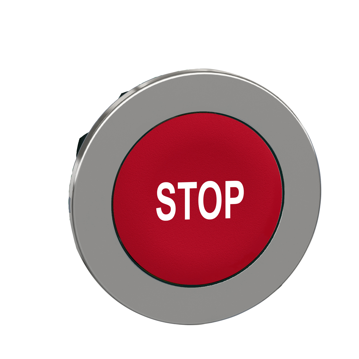 Schneider Electric-ZB4FA434-Harmony XB4 - tête bouton poussoir à impulsion - flush - marqué - rouge