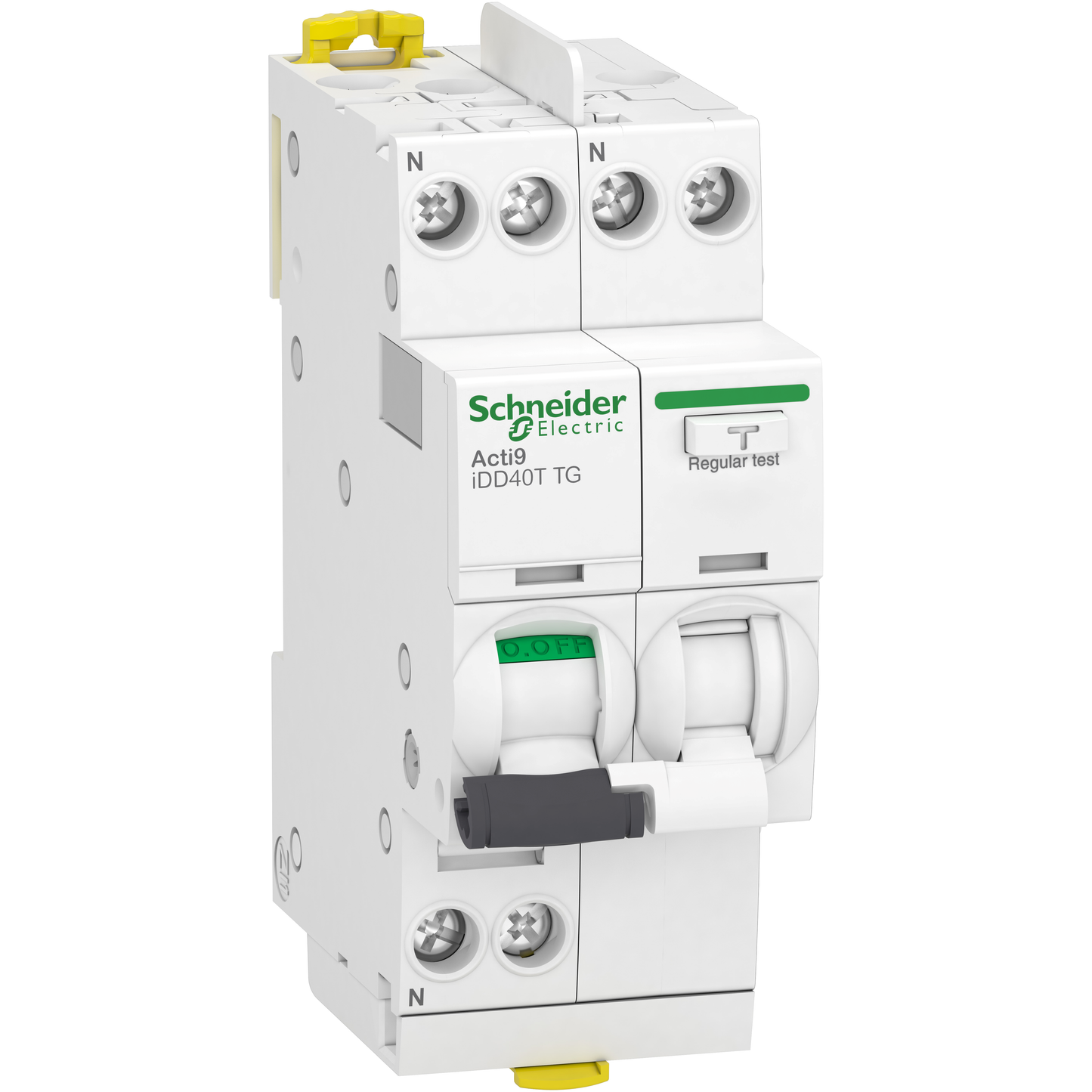 Schneider Electric-A9DX2632-Acti9 iDD40T - Disj dif. tête de grp 1P+N 32A - CbC - 4500A/6kA - 30mA Type A-SI