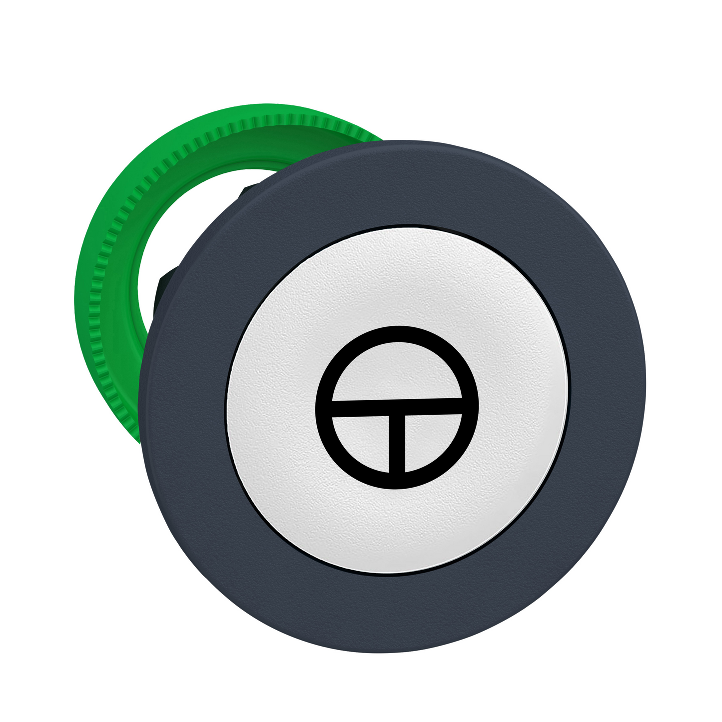 Schneider Electric-ZB5FA145-Harmony XB5 - tête bouton poussoir à impulsion - flush - marqué - blanc