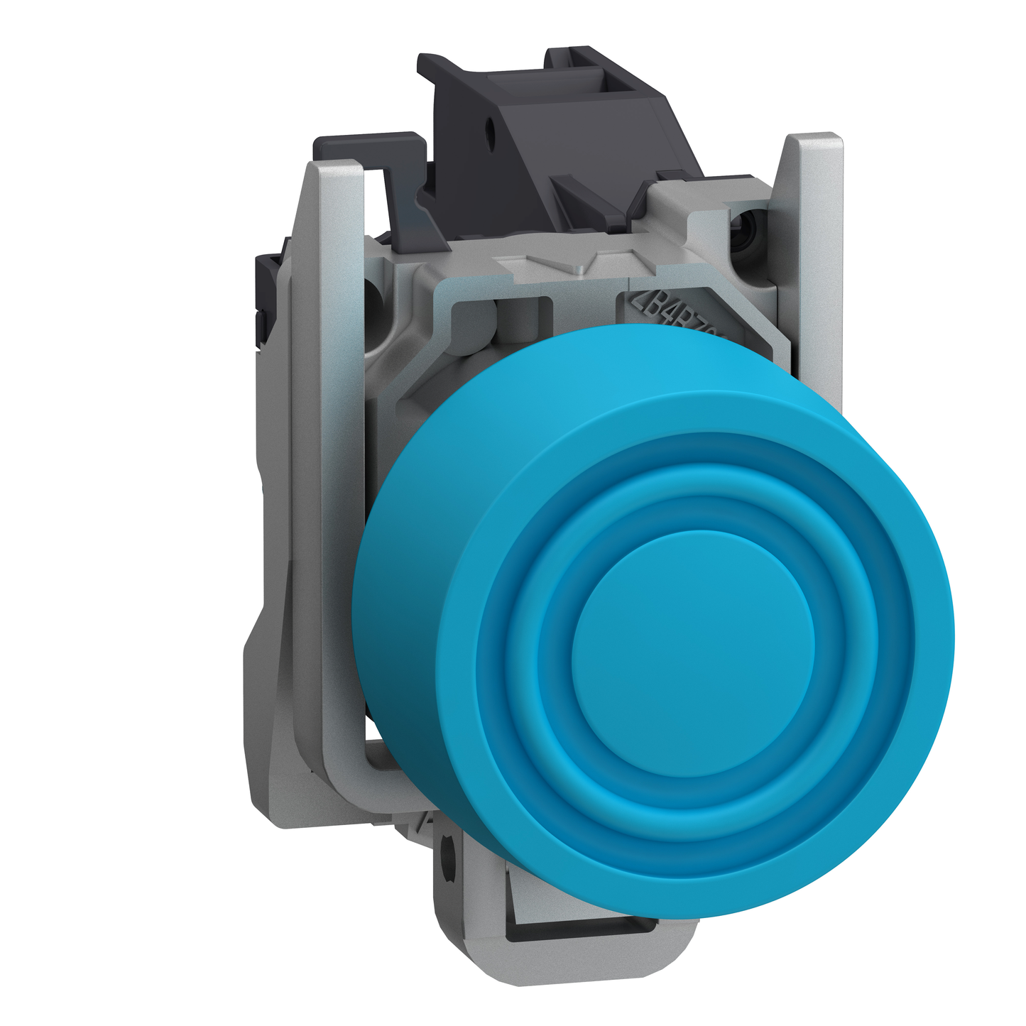 Schneider Electric-XB4BPS61GEX-Harmony XB4 - bouton poussoir impuls Atx gaz - Ø22 - capuchon - bleu - 1F - vis