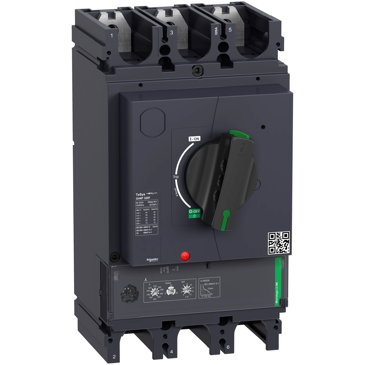 Schneider Electric-GV6P320F-Disjonc moteur 160 à 320A 36kA