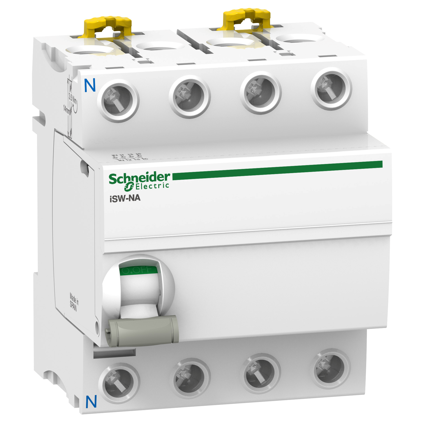 Schneider Electric-A9S70763-Acti9 iSW NA - interrupteur-sectionneur - 3P+N - 63A 415VCA