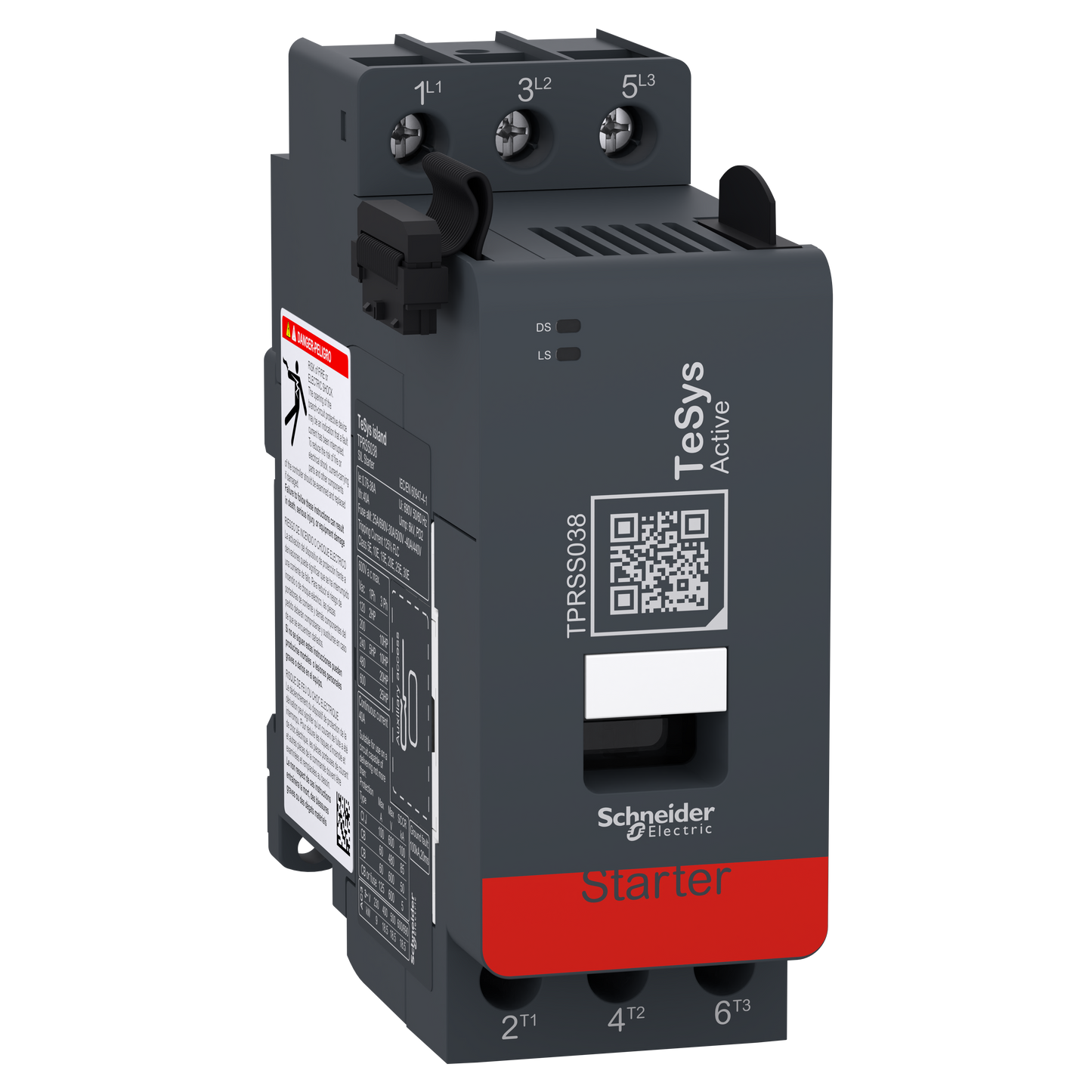 Schneider Electric-TPRSS038-TeSys island - démarreur contacteur + relais thermique SIL - 38A / 18,5kW