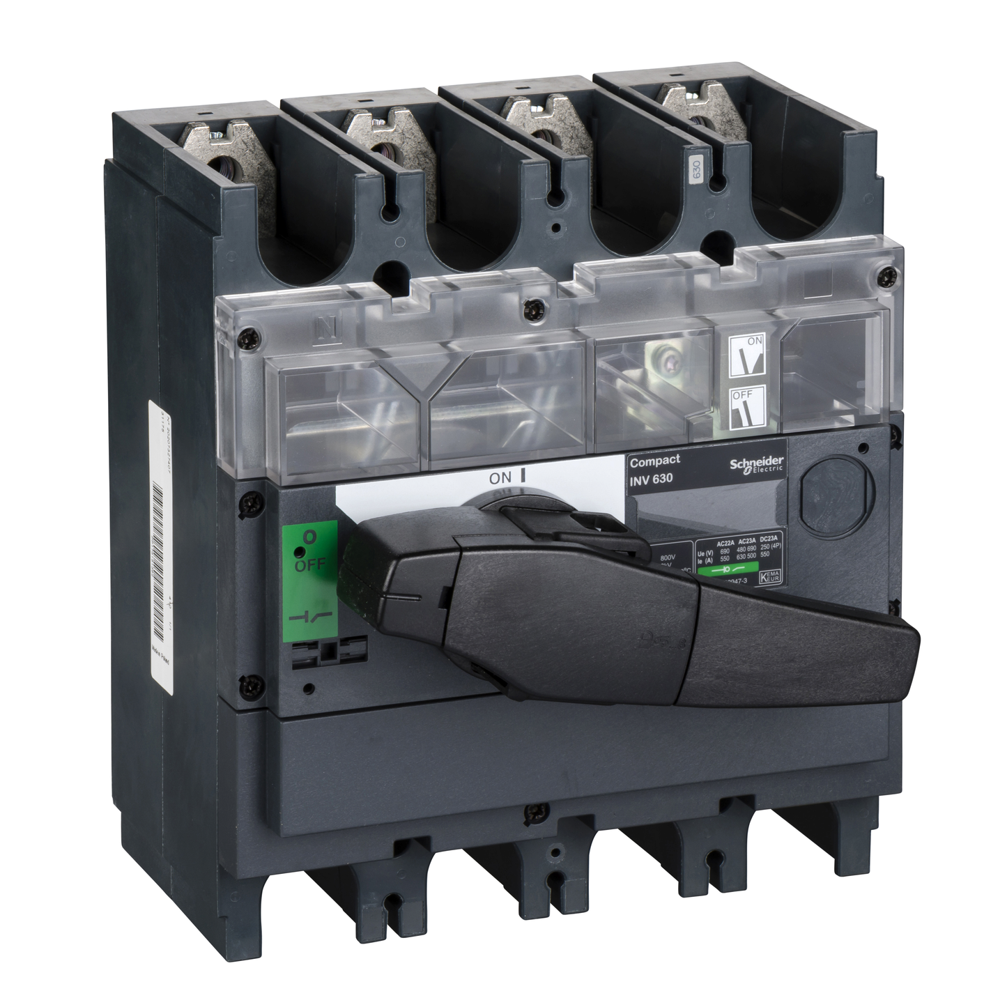 Schneider Electric-31175-interrupteursectionneur à coupure visible Interpact INV630 4P 630 A