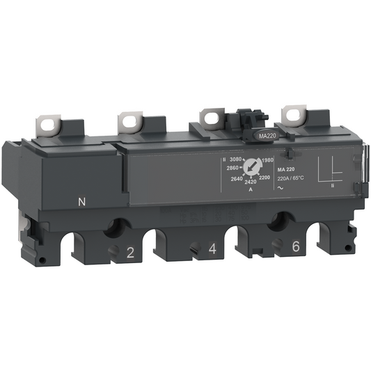 Schneider Electric-C106MA100-ComPacT NSX - Déclencheur magnétique - MA 100A - 4P3D pour NSX100