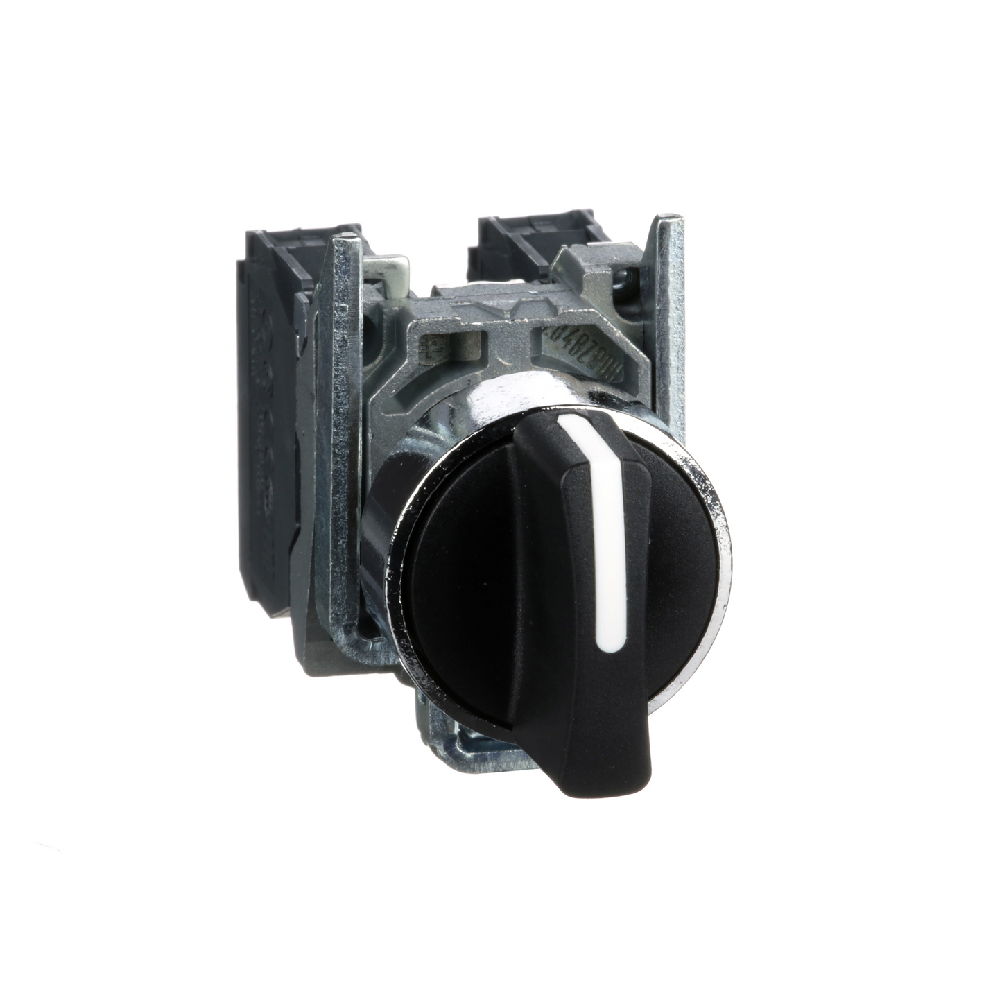 Schneider Electric-XB4BD33-Harmony XB4 - bouton tournant manette - Ø22 - 3 pos fix - noir - 2F - vis étrier