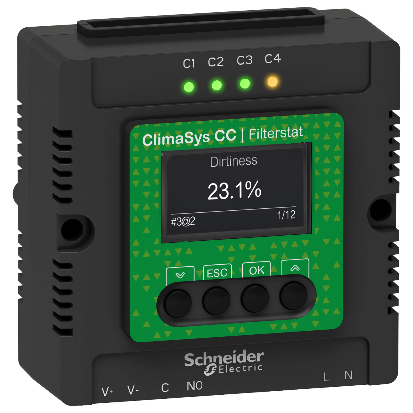 Schneider Electric-NSYCCOFST90250V-ClimaSys - Contrôleur filterstat CSVS 90-250V
