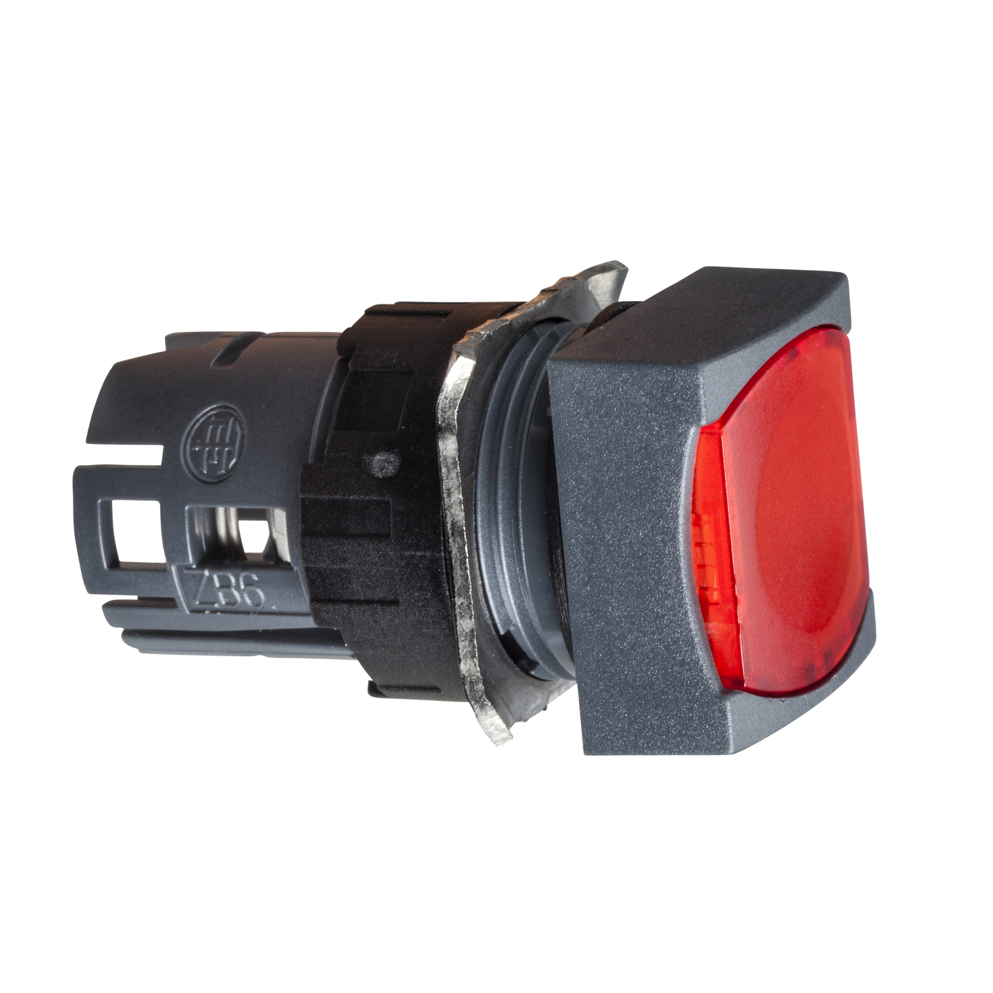 Schneider Electric-ZB6CW4-Harmony ZB6 - tête carrée pour bouton-poussoir lumineux - Ø16mm - rouge
