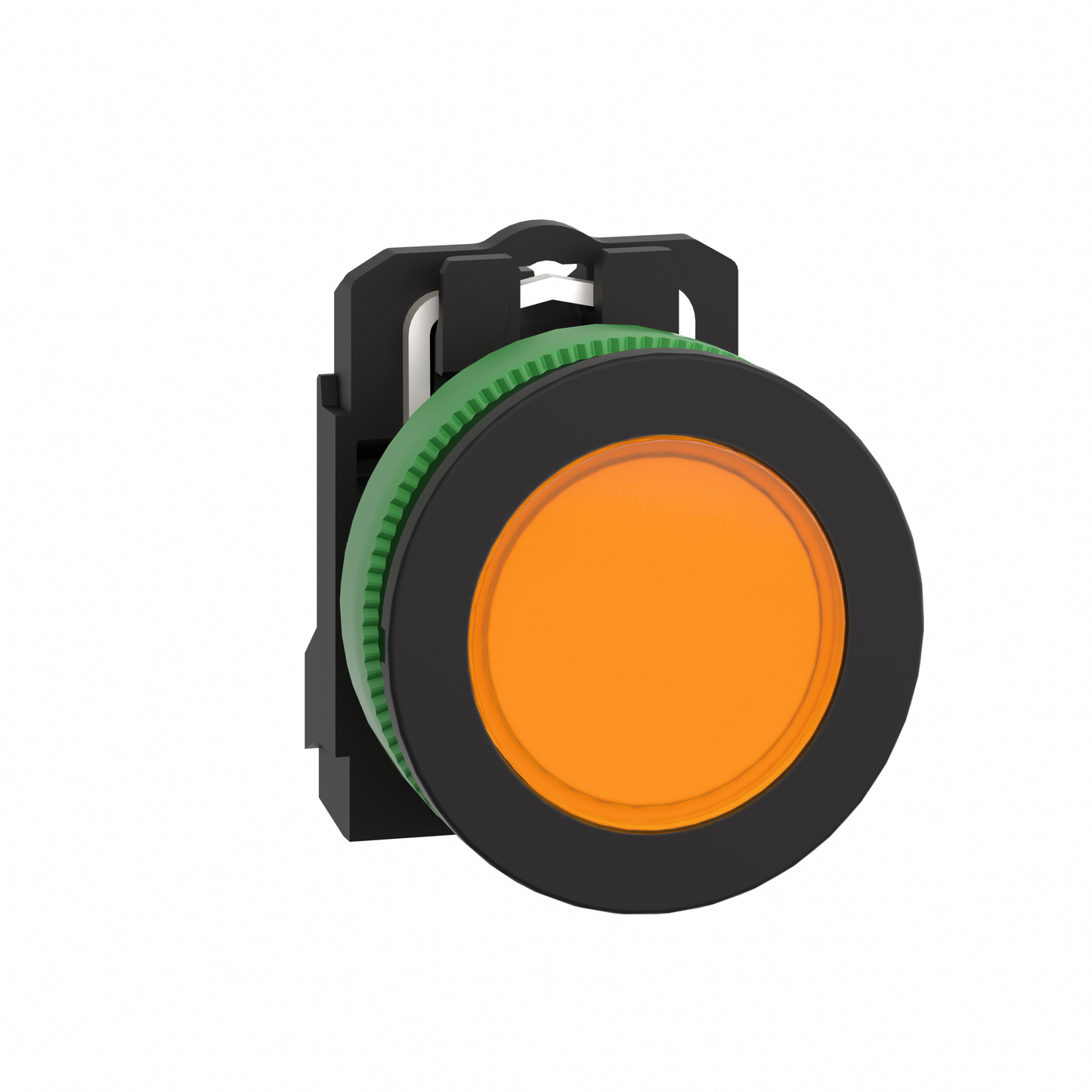 Schneider Electric-XB5FVB5-Harmony XB5 - voyant lumineux DEL - flush - orange - 24V - vis étrier