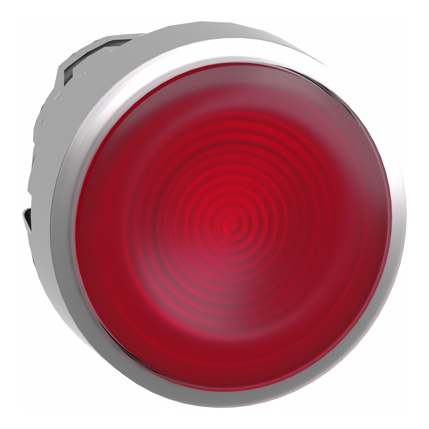Schneider Electric-ZB4BW343S-Harmony XB4 - tête bouton poussoir lumineux DEL - Ø22 - strié - rouge