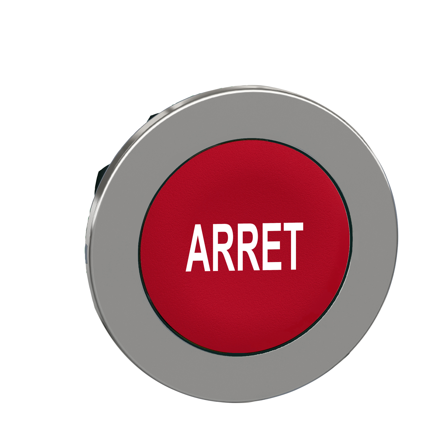 Schneider Electric-ZB4FA433-Harmony XB4 - tête bouton poussoir à impulsion - flush - marqué - rouge