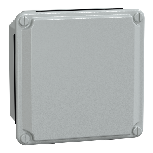 Schneider Electric-NSYDBN1010-PanelSeT SDB - boîte acier - couvercle bas - sans prédécoupage - 105x105x49mm