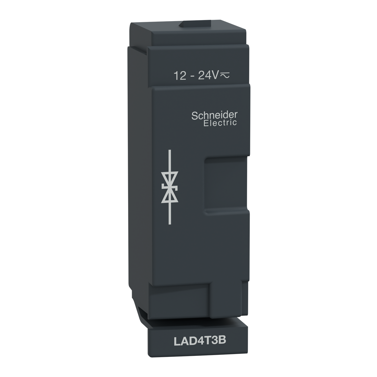 Schneider Electric-LAD4T3B-TeSys - LAD4 diode antiparasite bidirectionnelle par clips - 12V à 24V CA