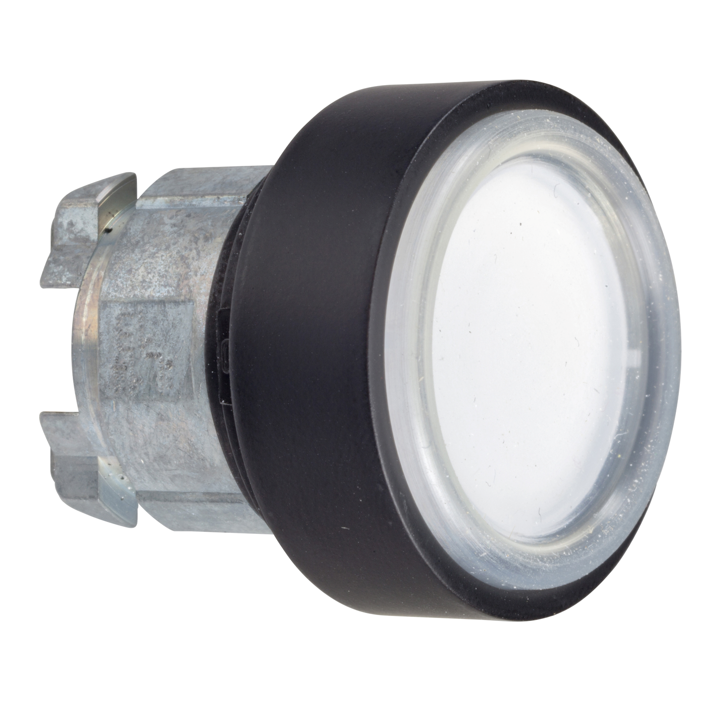 Schneider Electric-ZB4BP1837-Harmony XB4 - tete de bouton - Blanc  - Membrane - diam 22 - Collerette noir