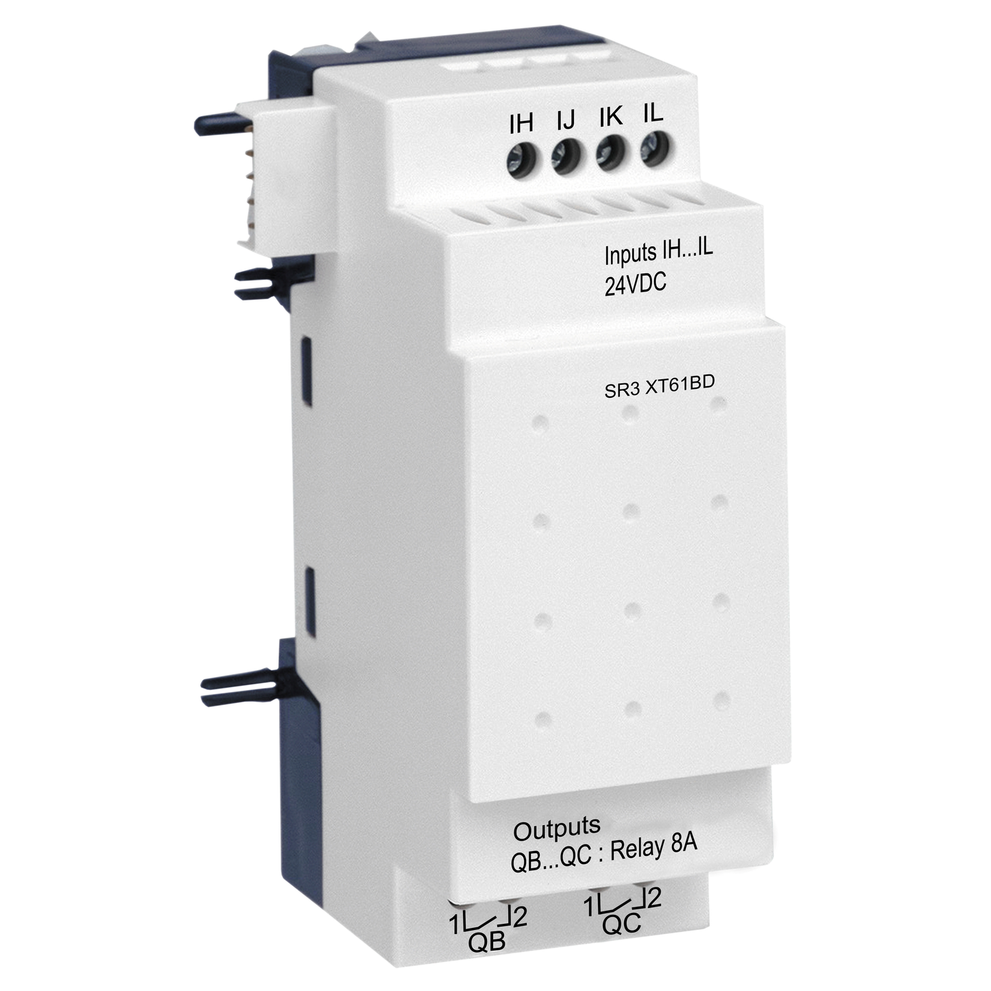 Schneider Electric-SR3XT61BD-Zelio Logic - module d'extension E/S TOR - 6 entrées/sorties - 24Vcc