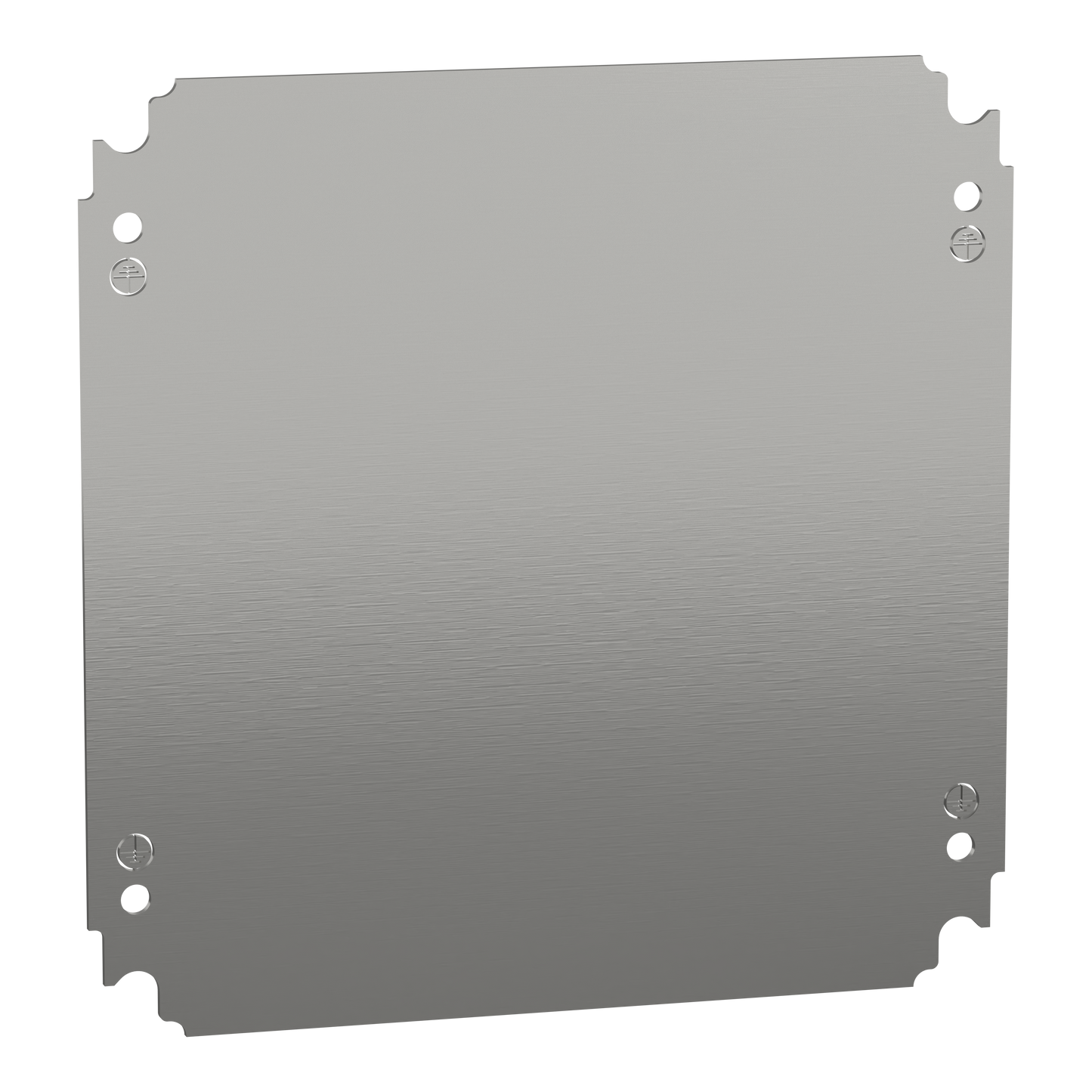 Schneider Electric-NSYMM33-PanelSeT - Thalassa - châssis plein - acier galva. - pour coffret H=300xL=300mm