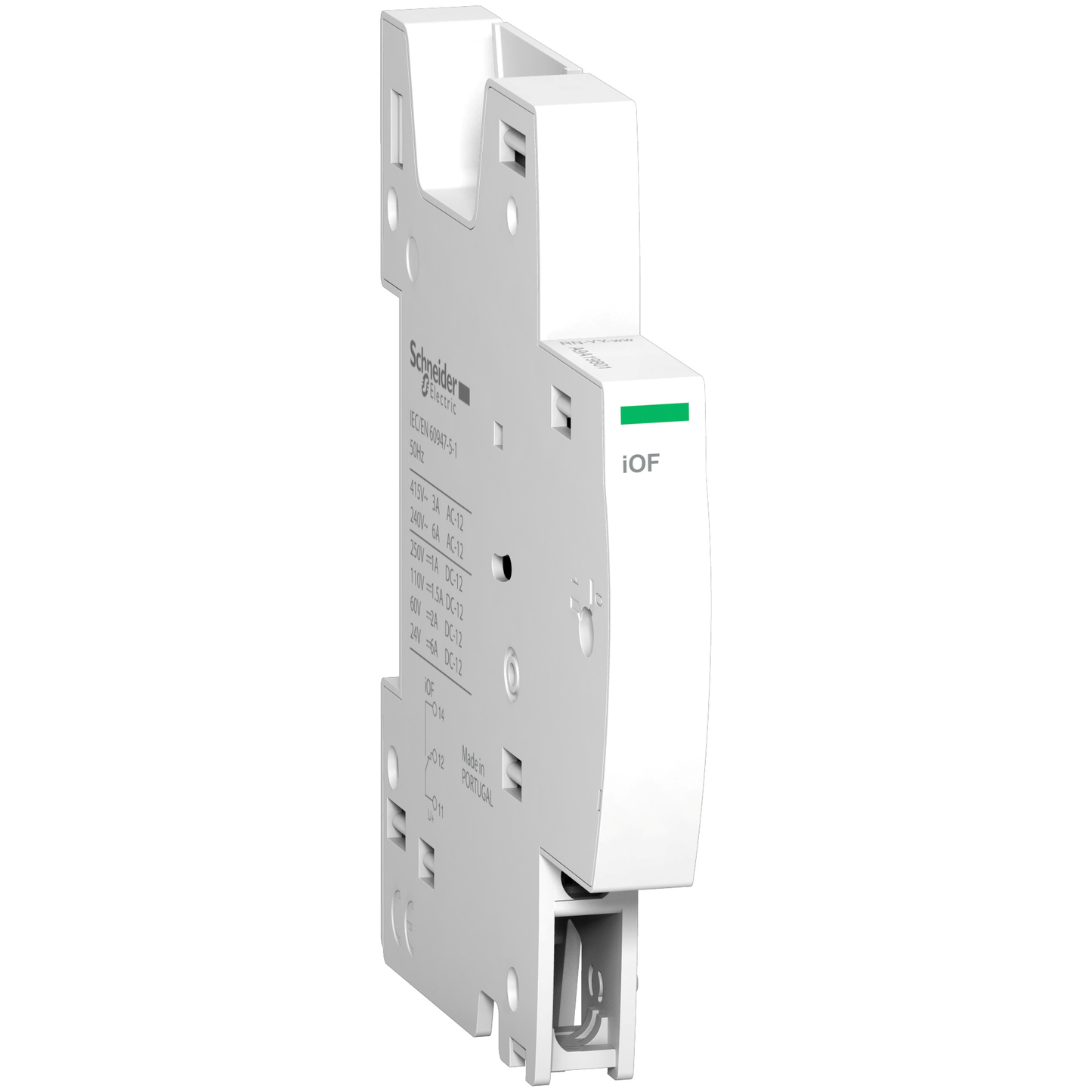 Schneider Electric-A9A19801-Acti9 iC60 RCBO - contact auxiliaire OF - 240-415Vca 24-130Vcc