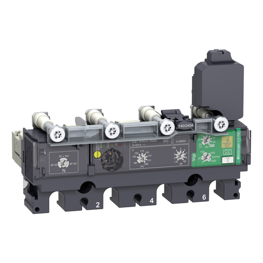 Schneider Electric-C1044B100-ComPacT NSX - Déclencheur MicroLogic 4.2AB Vigi 100A - 4P4D pour NSX100-250