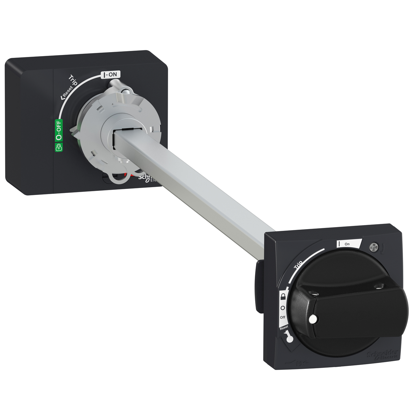 Schneider Electric-GV4APN01-TeSys GV - Kit poignée noire rotative IP54 - On/Off/Trip - Montage sur porte