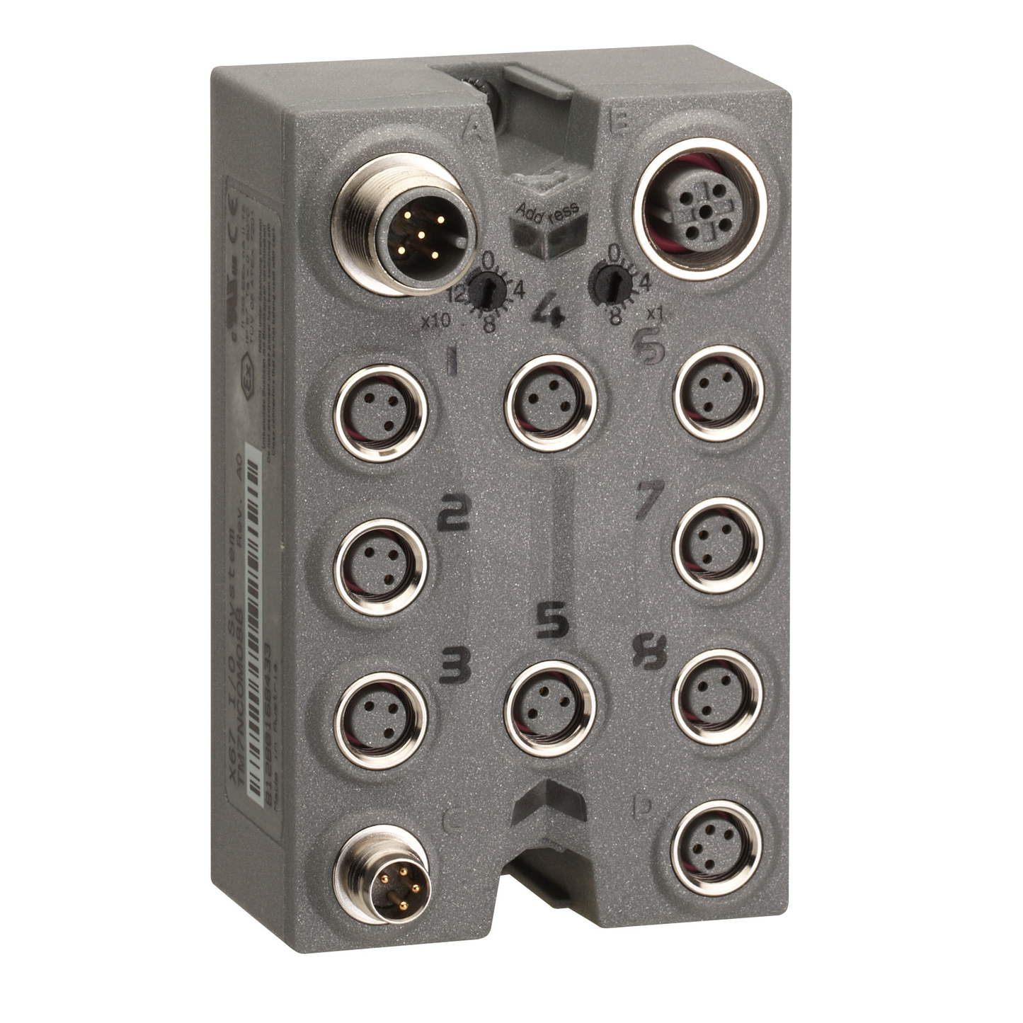 Schneider Electric-TM7NCOM08B-Modicon TM - Ip67 canopen io block 8 d