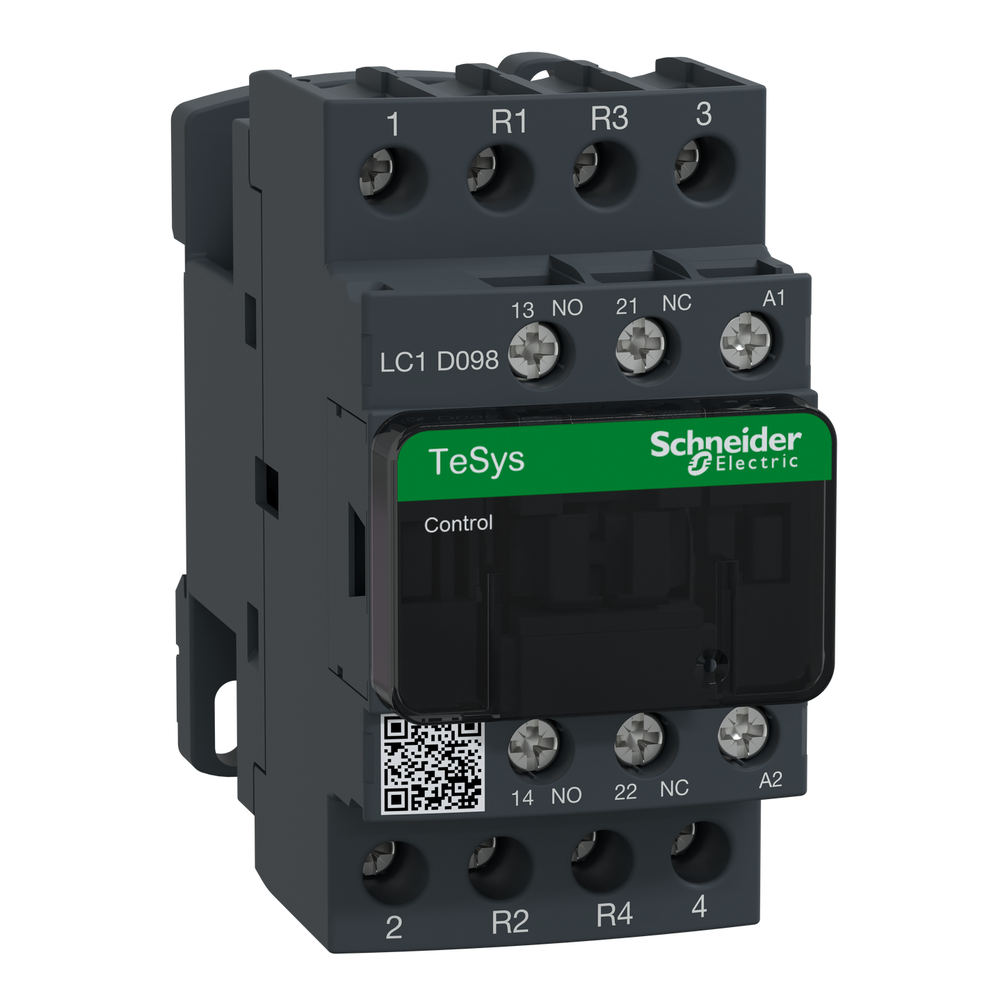 Schneider Electric-LC1D128B7-TeSys LC1D - contacteur - 4P (2F+2O) - AC-1 440V - 25A - bobine 24Vca